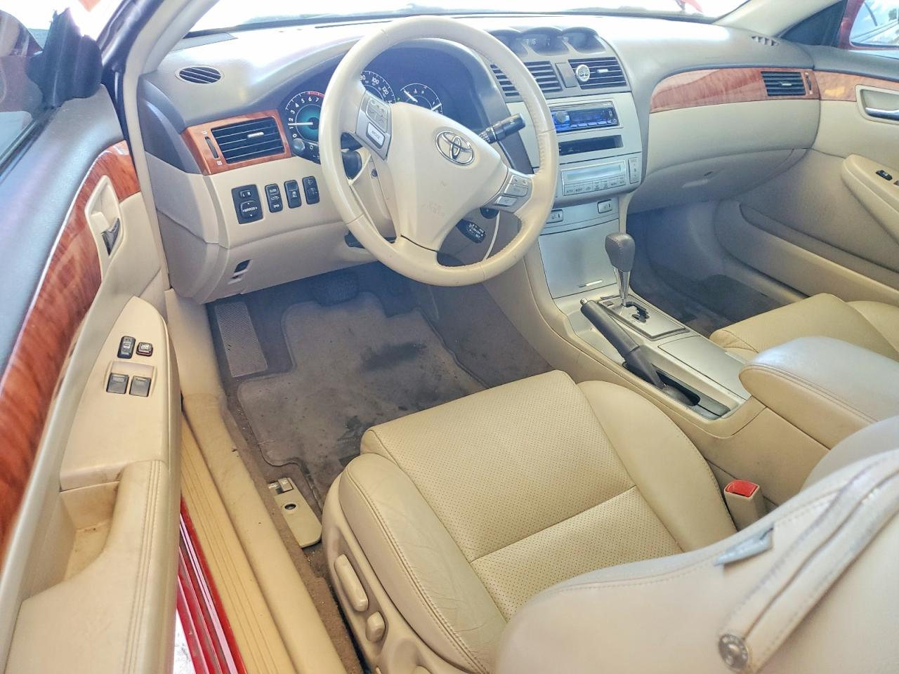 2008 Toyota Camry Solara Sle V6 Red vin: 4T1FA38P18U155750