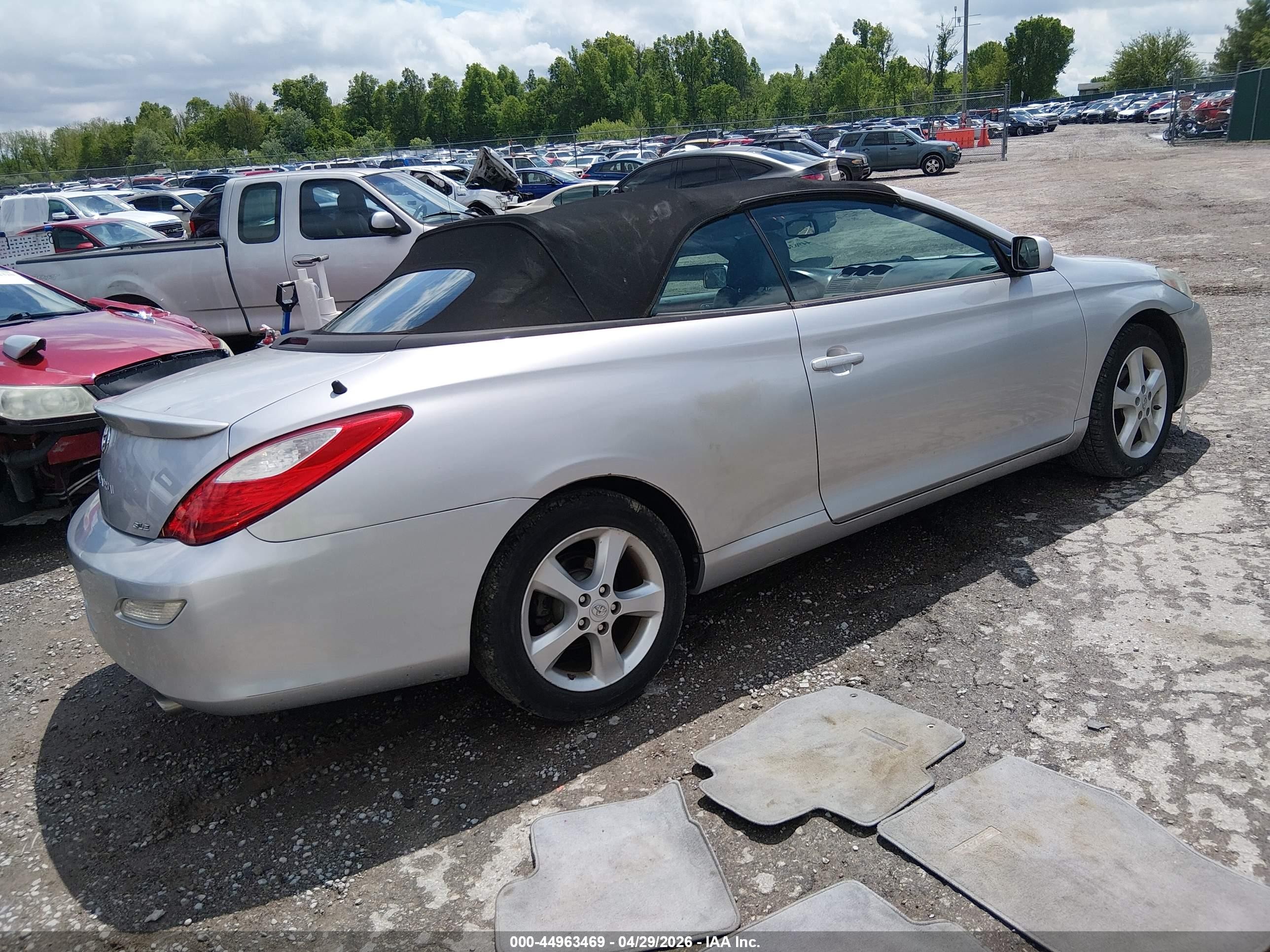 2008 Toyota Camry Solara Sle Silver vin: 4T1FA38P18U158115