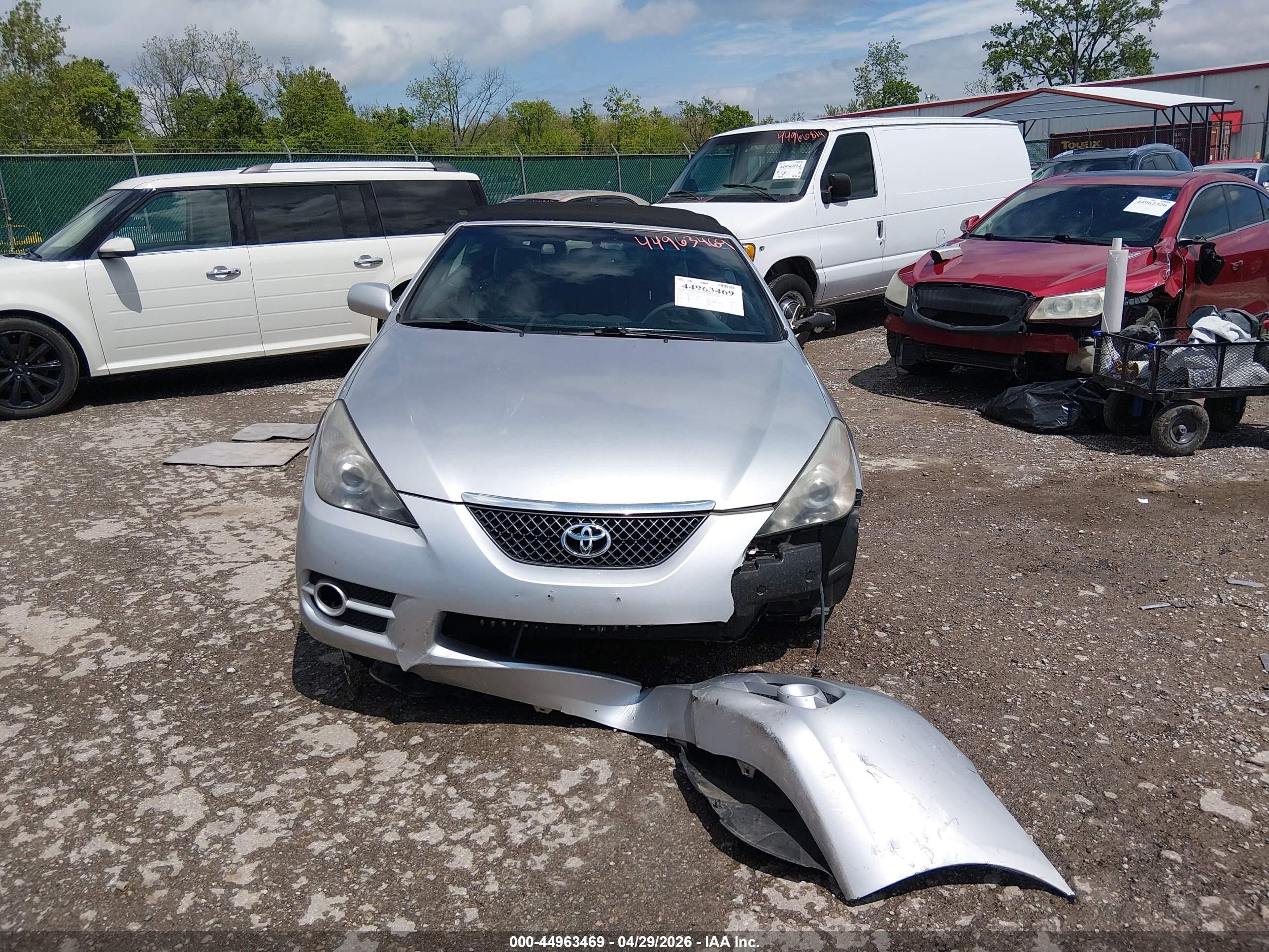 2008 Toyota Camry Solara Sle Silver vin: 4T1FA38P18U158115
