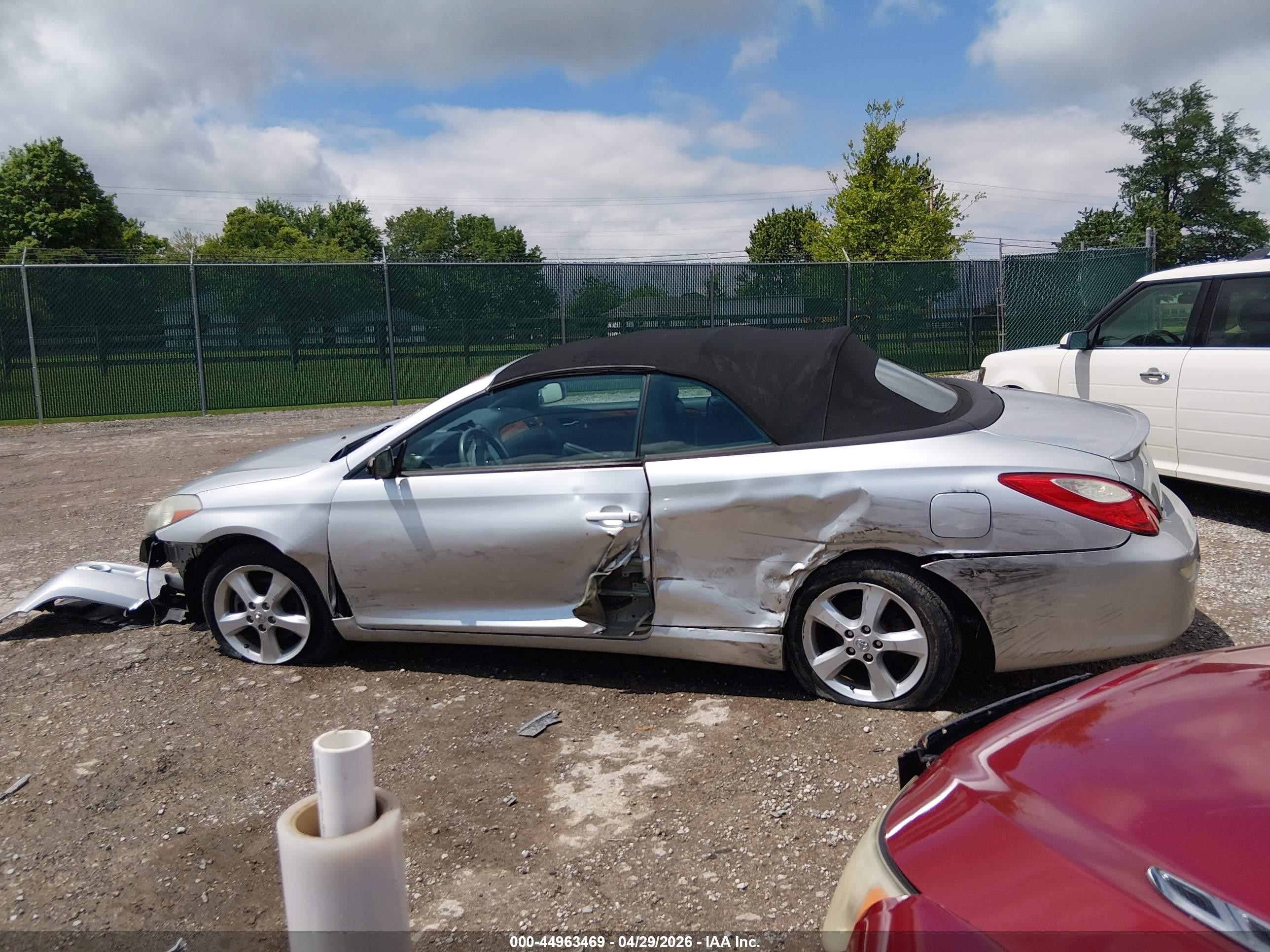 2008 Toyota Camry Solara Sle Silver vin: 4T1FA38P18U158115