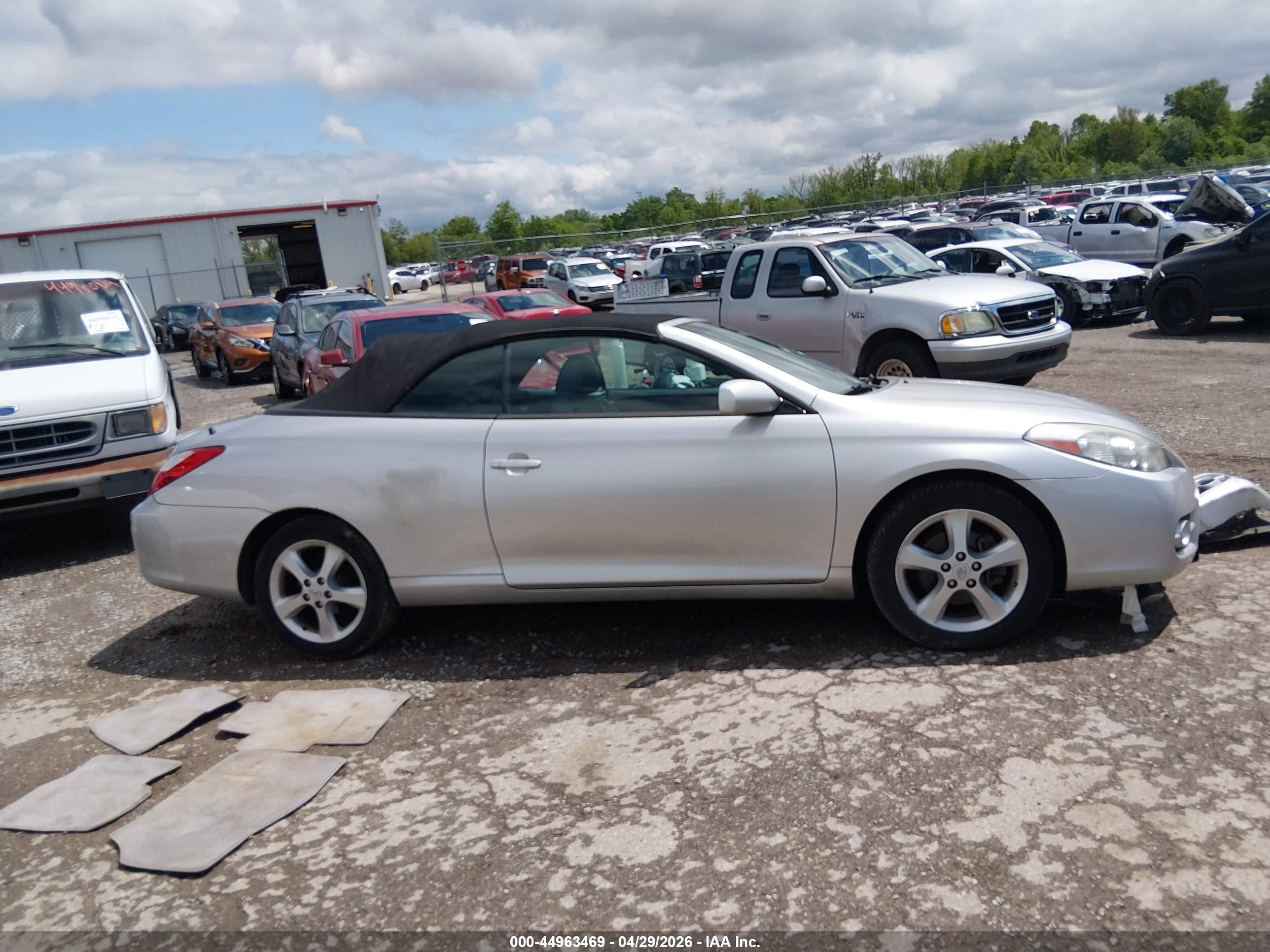 2008 Toyota Camry Solara Sle Silver vin: 4T1FA38P18U158115