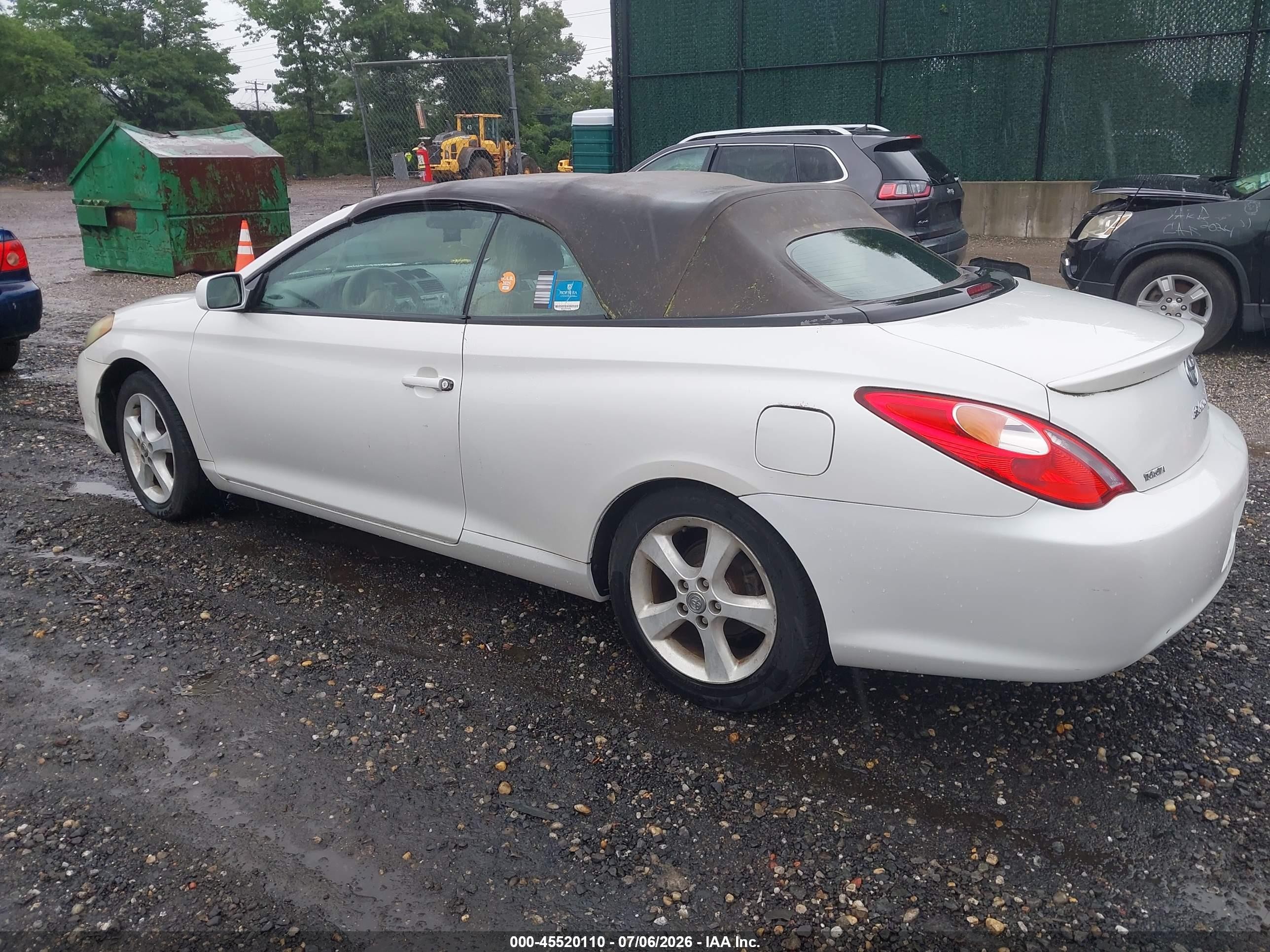 2004 Toyota Camry Solara Se White vin: 4T1FA38P24U032551