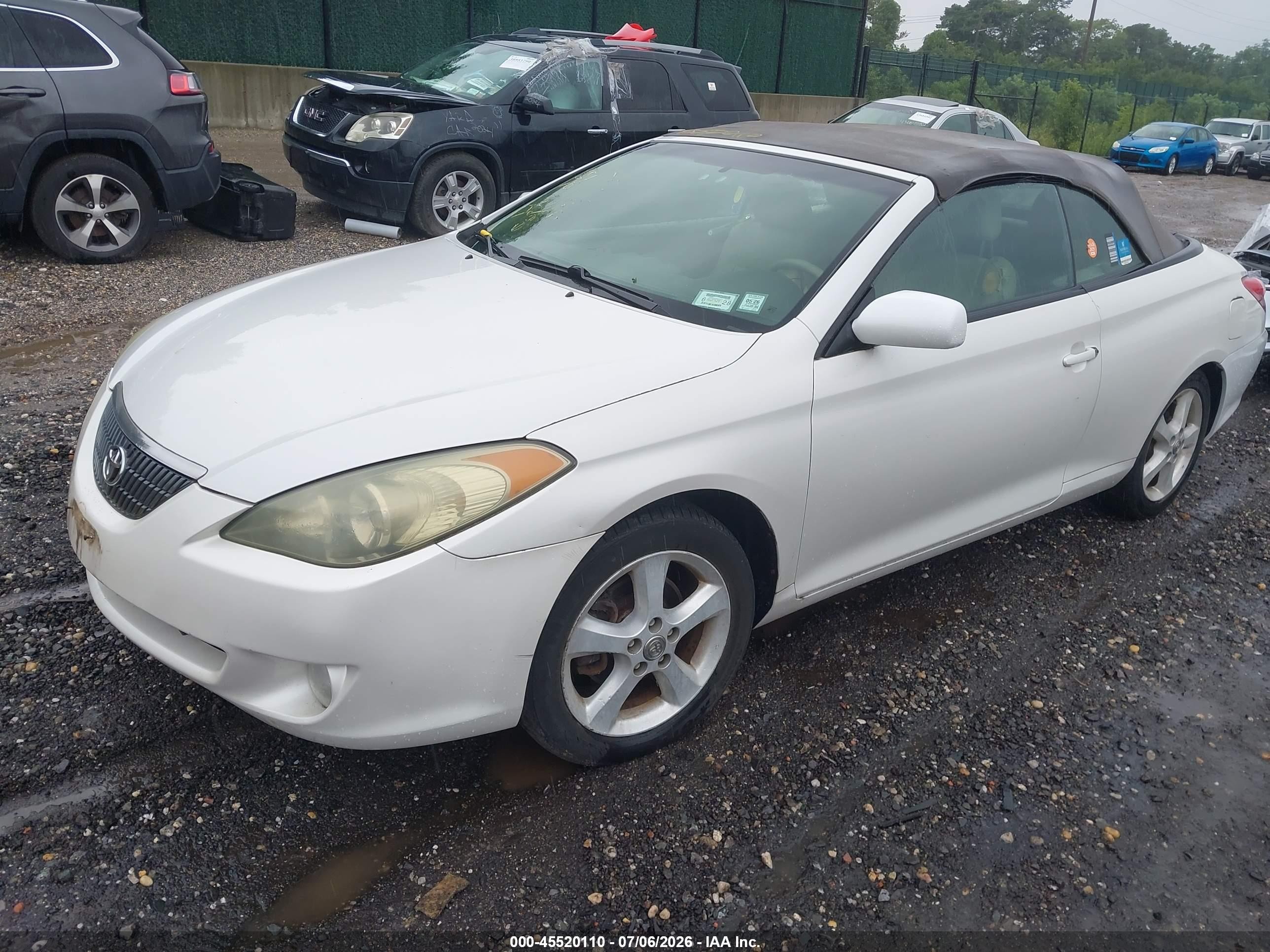 2004 Toyota Camry Solara Se White vin: 4T1FA38P24U032551