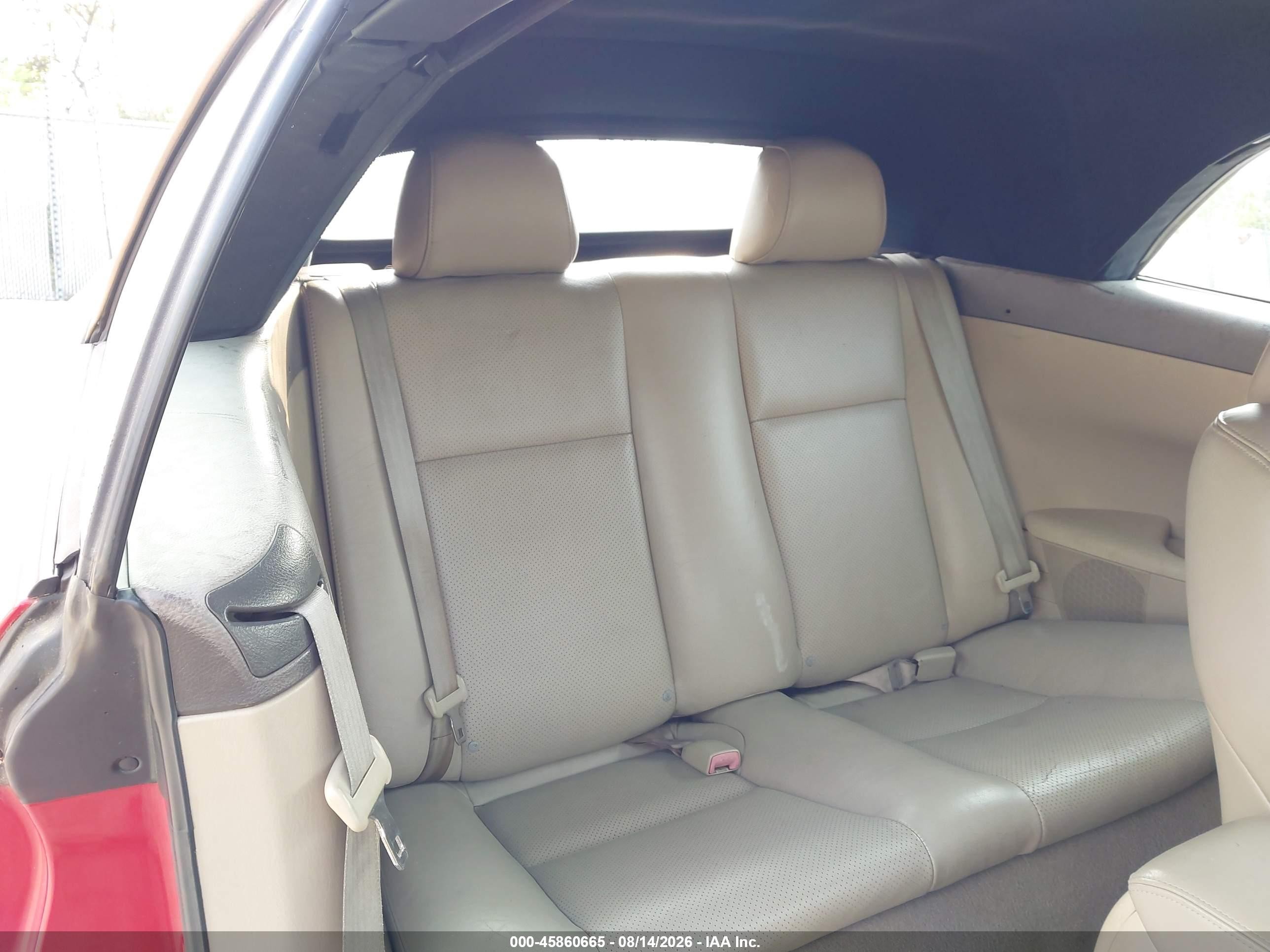 2005 Toyota Camry Solara Sle Red vin: 4T1FA38P25U042532