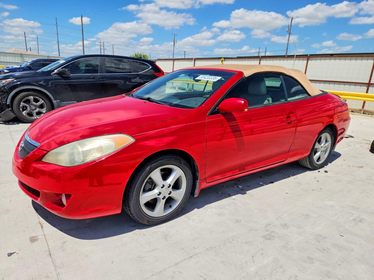 2006 Toyota Camry Solara Sle V6 Red vin: 4T1FA38P26U067447