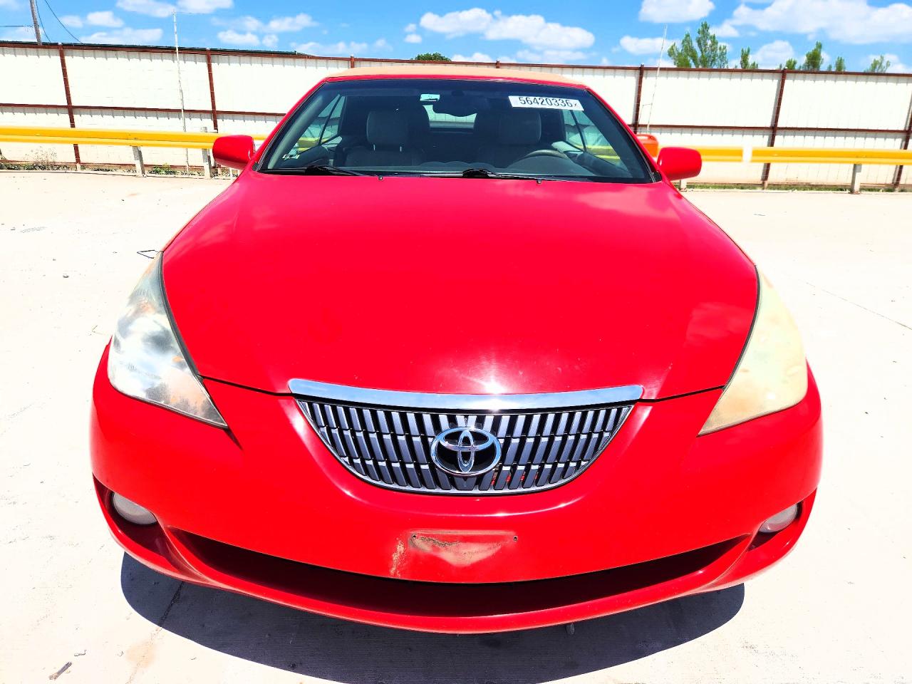 2006 Toyota Camry Solara Sle V6 Red vin: 4T1FA38P26U067447