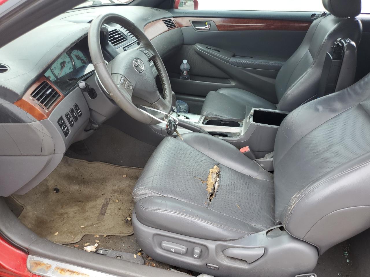 2006 Toyota Camry Solara Sle V6 Red vin: 4T1FA38P26U086368