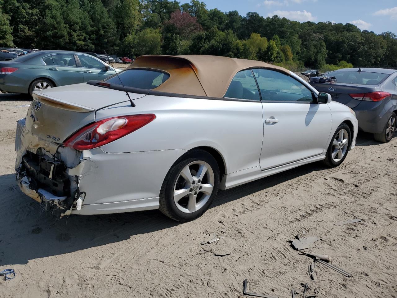 2006 Toyota Camry Solara Se White vin: 4T1FA38P26U098374