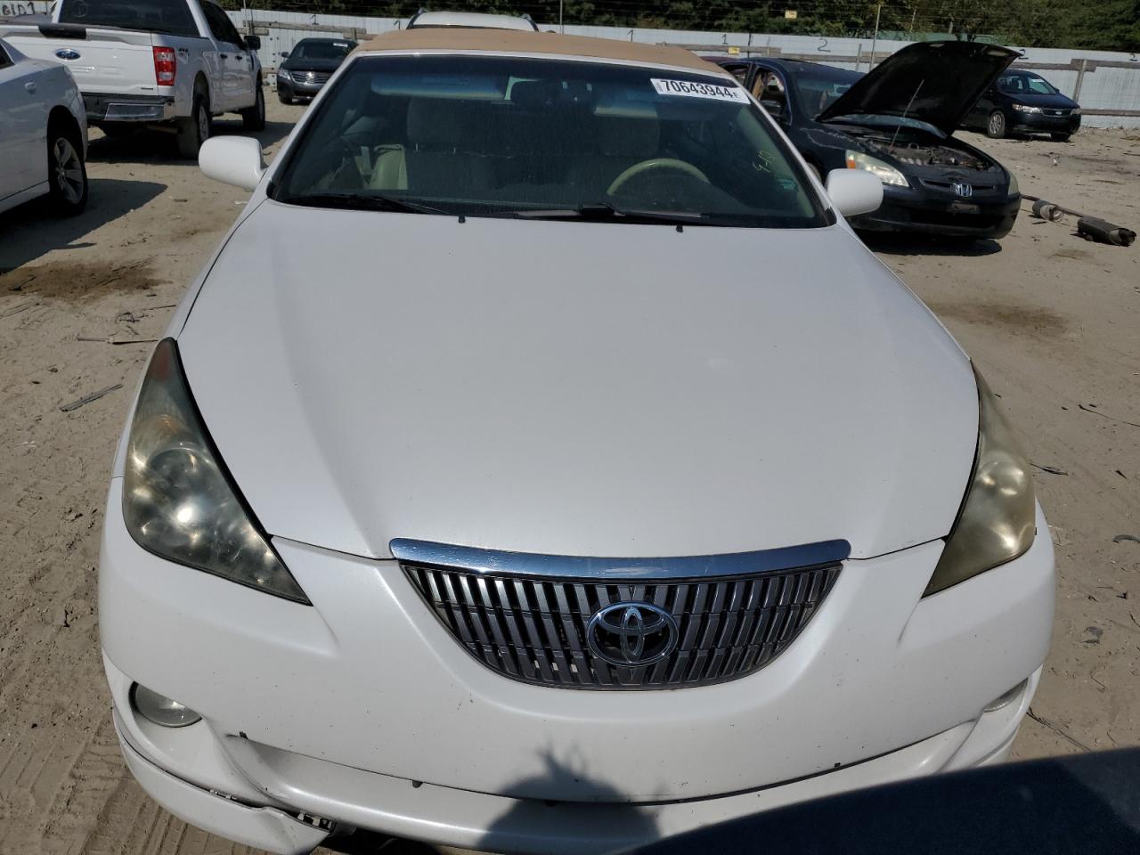 2006 Toyota Camry Solara Se White vin: 4T1FA38P26U098374
