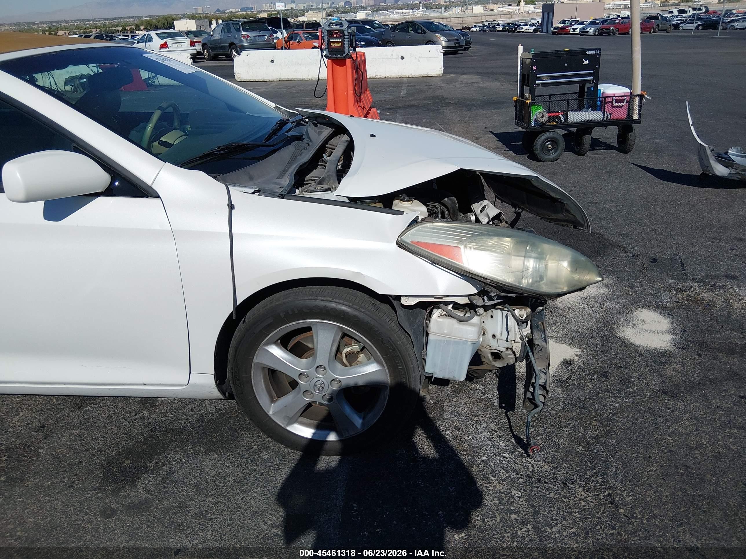 2007 Toyota Camry Solara Sle Белый vin: 4T1FA38P27U109293