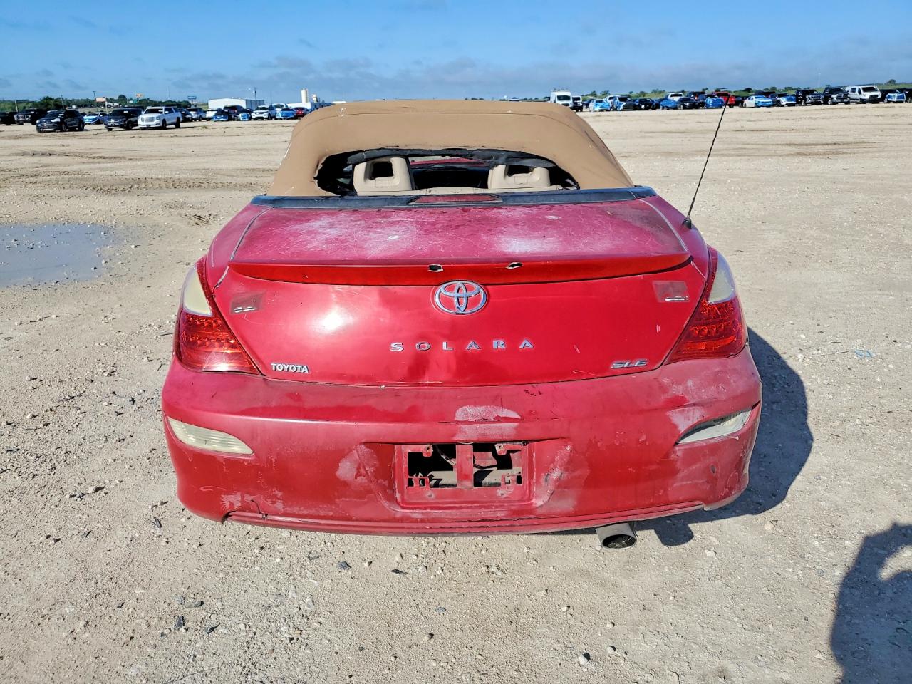 2007 Toyota Camry Solara Sle V6 Красный vin: 4T1FA38P27U116308