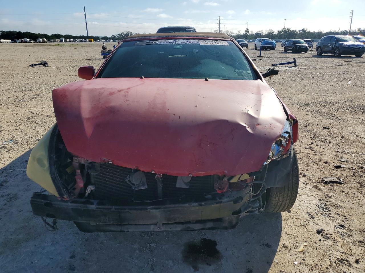 2007 Toyota Camry Solara Sle V6 Красный vin: 4T1FA38P27U116308