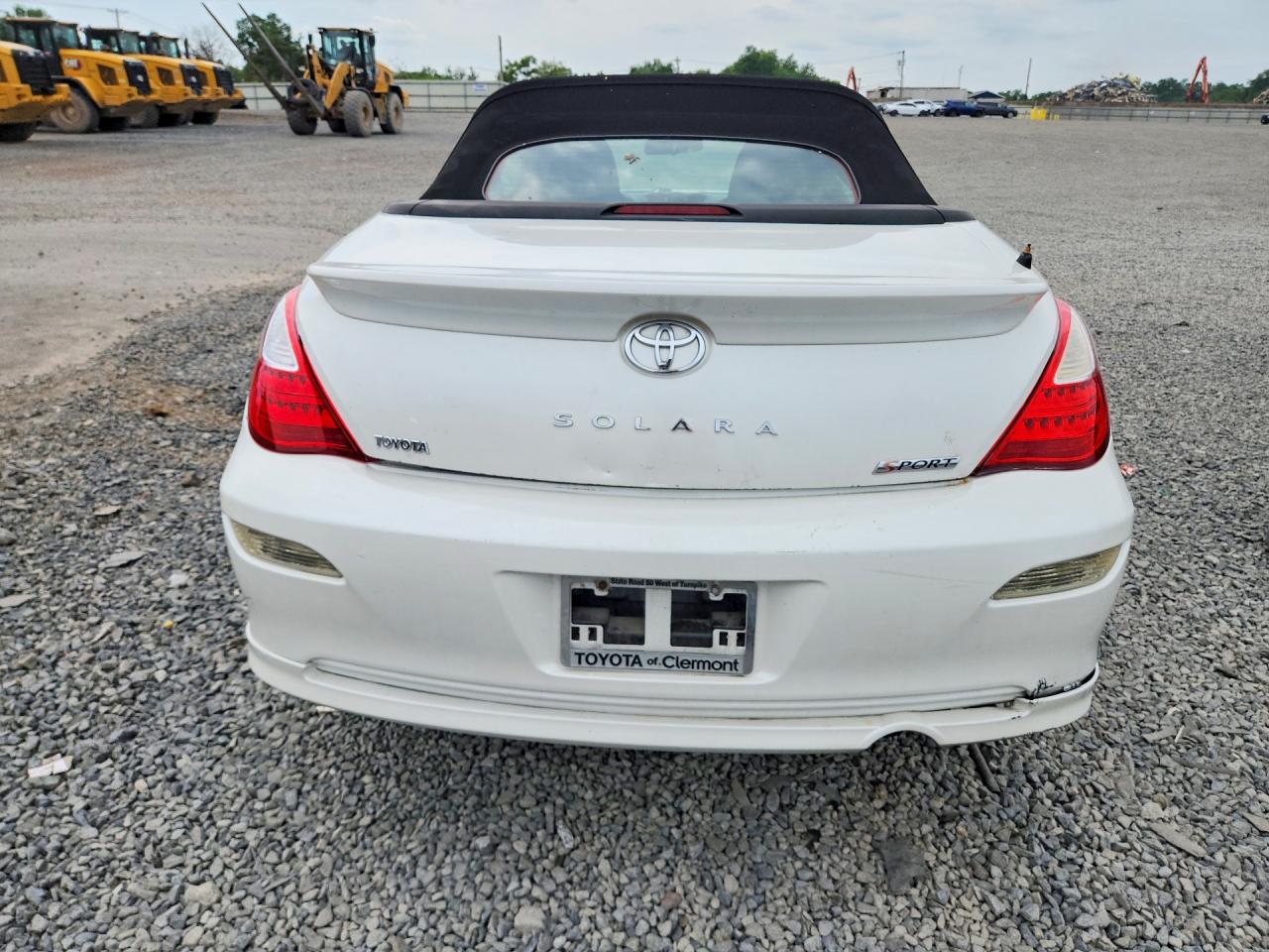 2007 Toyota Camry Solara Sport V6 White vin: 4T1FA38P27U121251