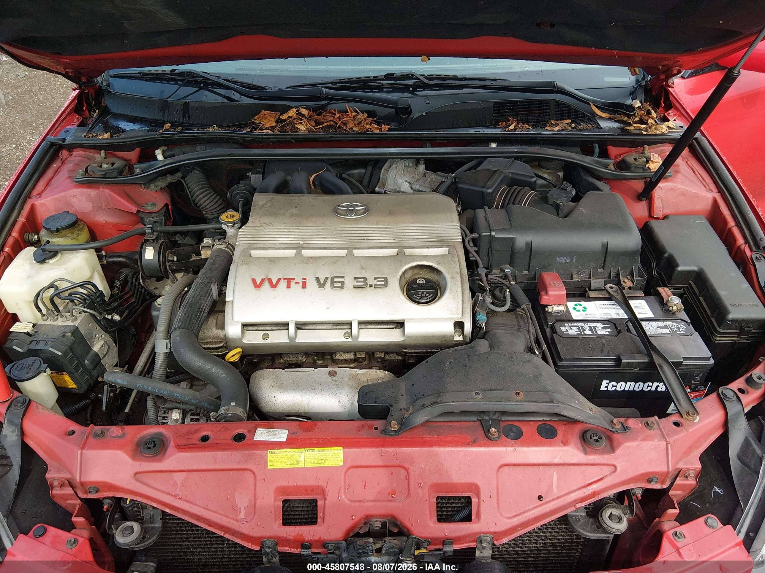 2007 Toyota Camry Solara Sle Red vin: 4T1FA38P27U127910