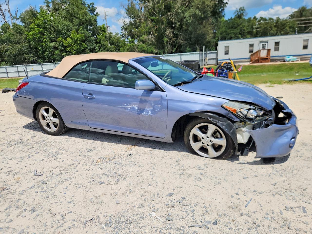 2007 Toyota Camry Solara Sle V6 Blue vin: 4T1FA38P27U129057
