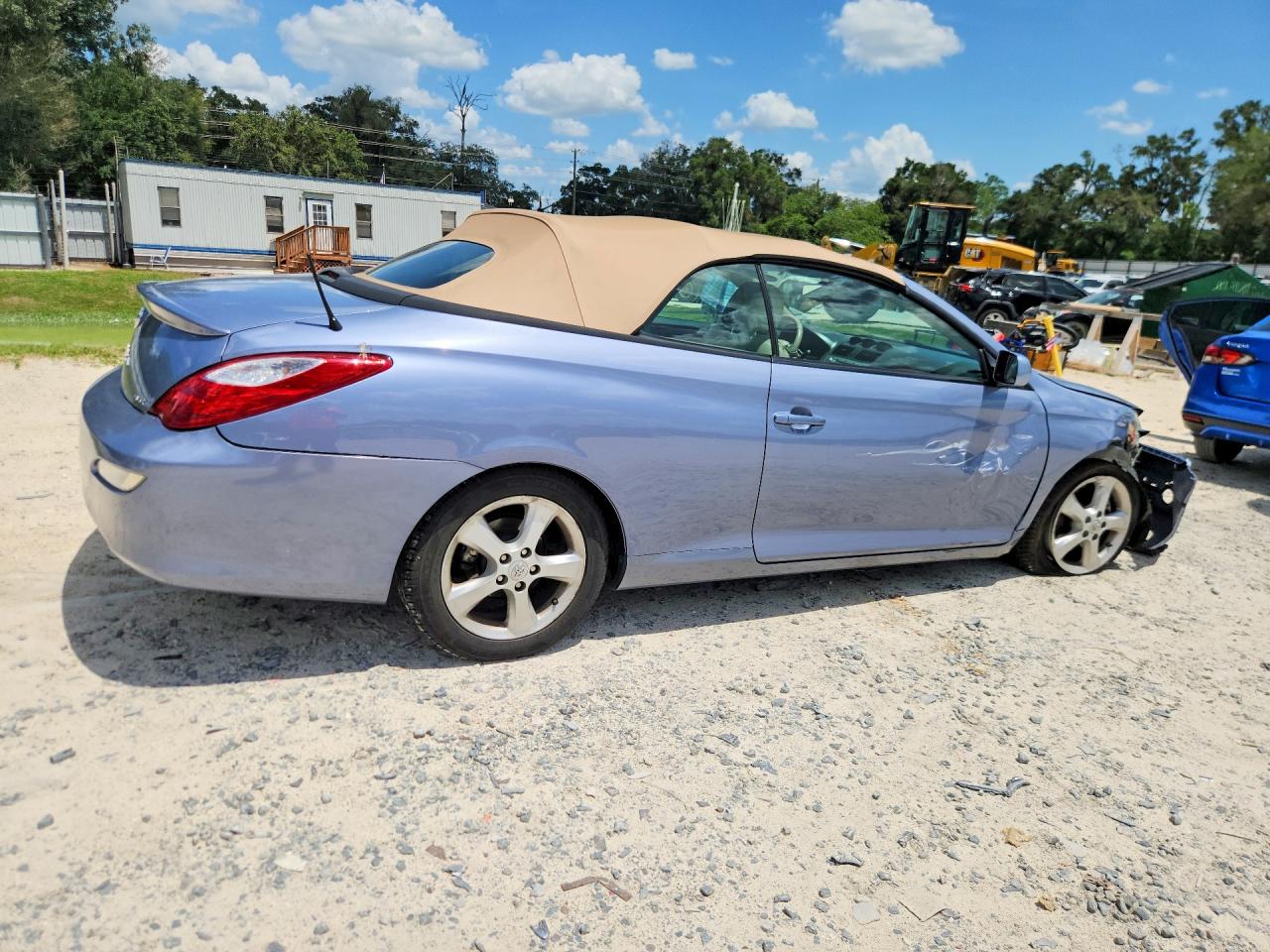 2007 Toyota Camry Solara Sle V6 Blue vin: 4T1FA38P27U129057