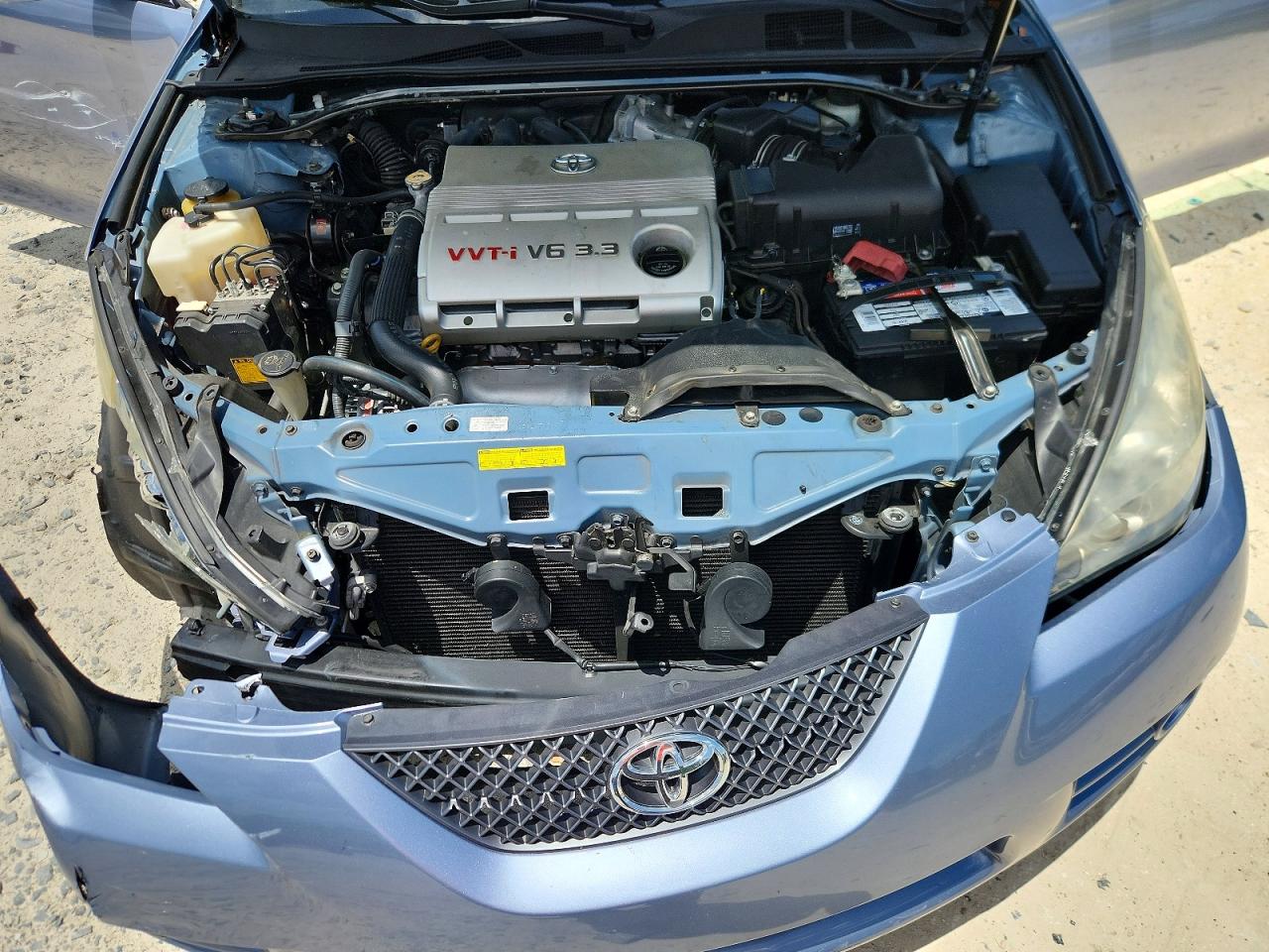 2007 Toyota Camry Solara Sle V6 Blue vin: 4T1FA38P27U129057