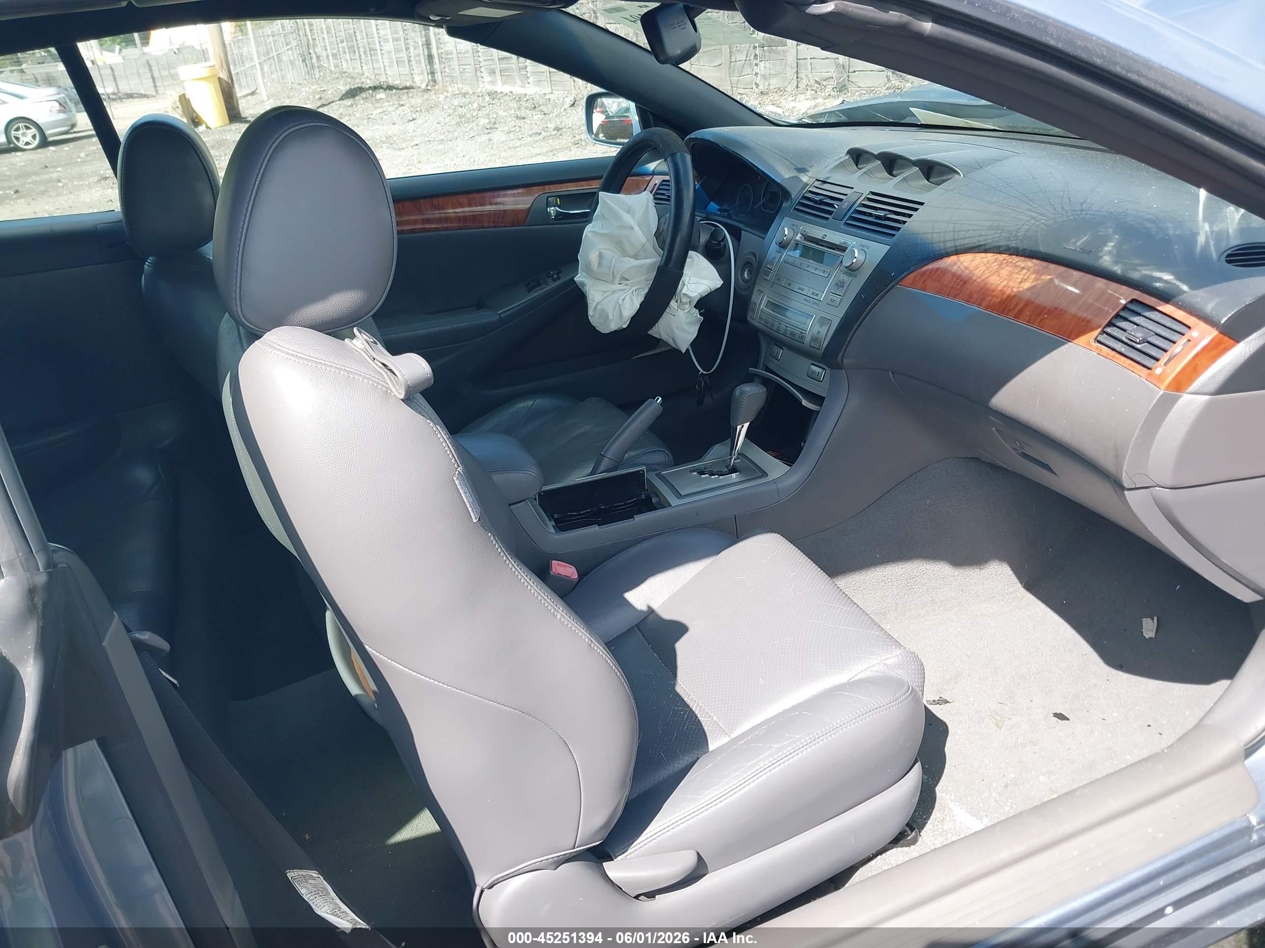 2008 Toyota Camry Solara Sle Light Blue vin: 4T1FA38P28U138729