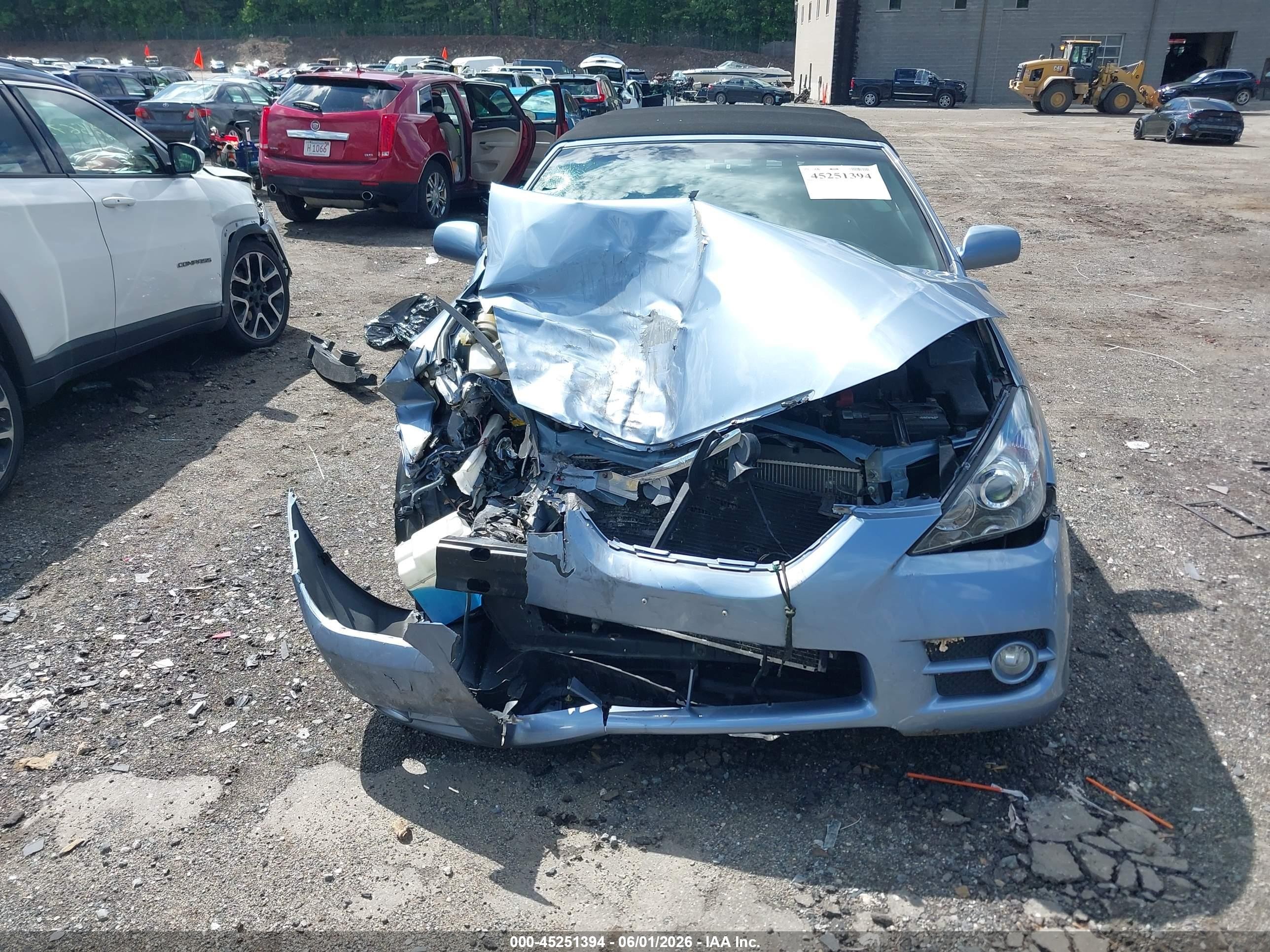 2008 Toyota Camry Solara Sle Light Blue vin: 4T1FA38P28U138729