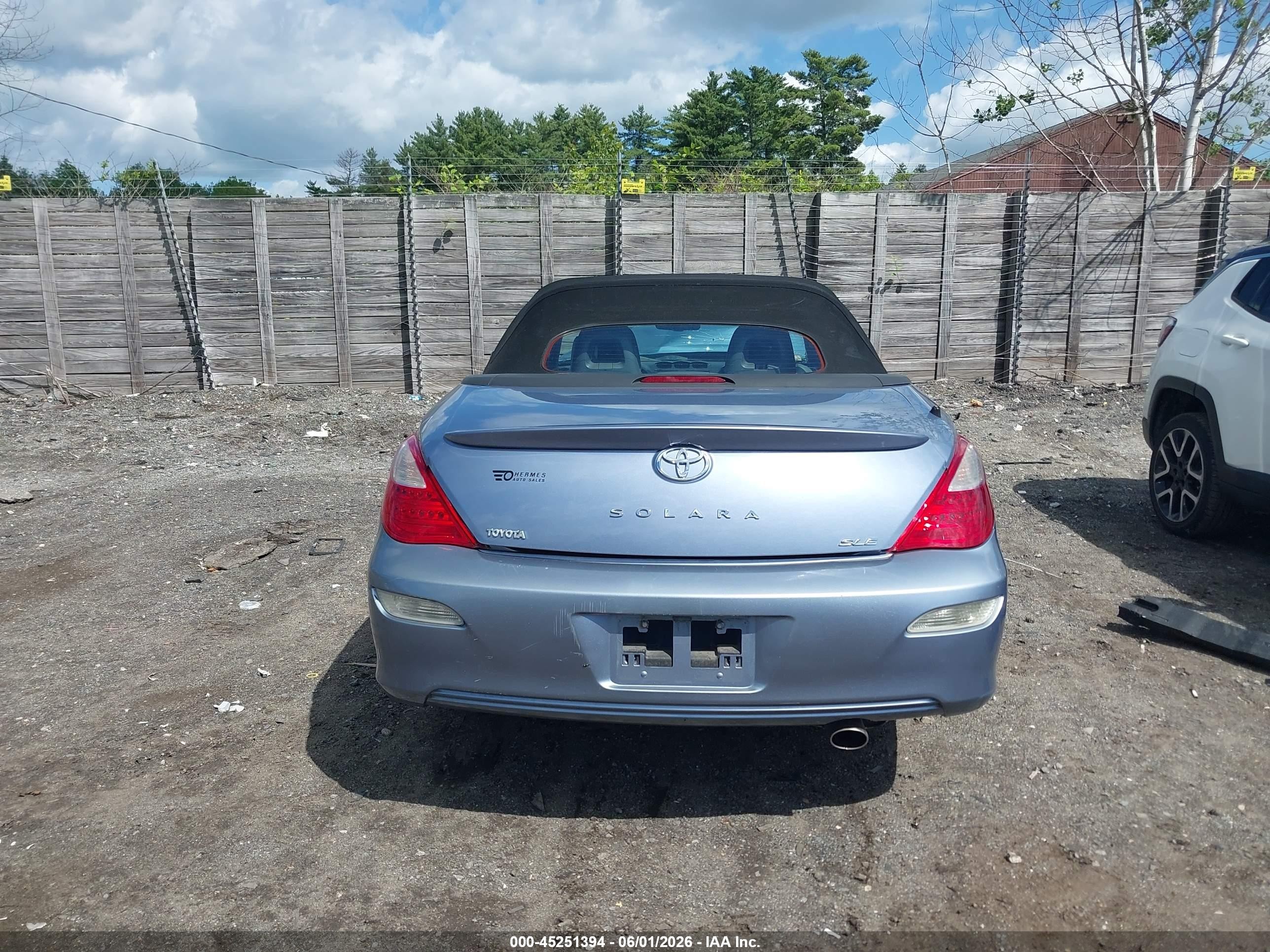 2008 Toyota Camry Solara Sle Light Blue vin: 4T1FA38P28U138729
