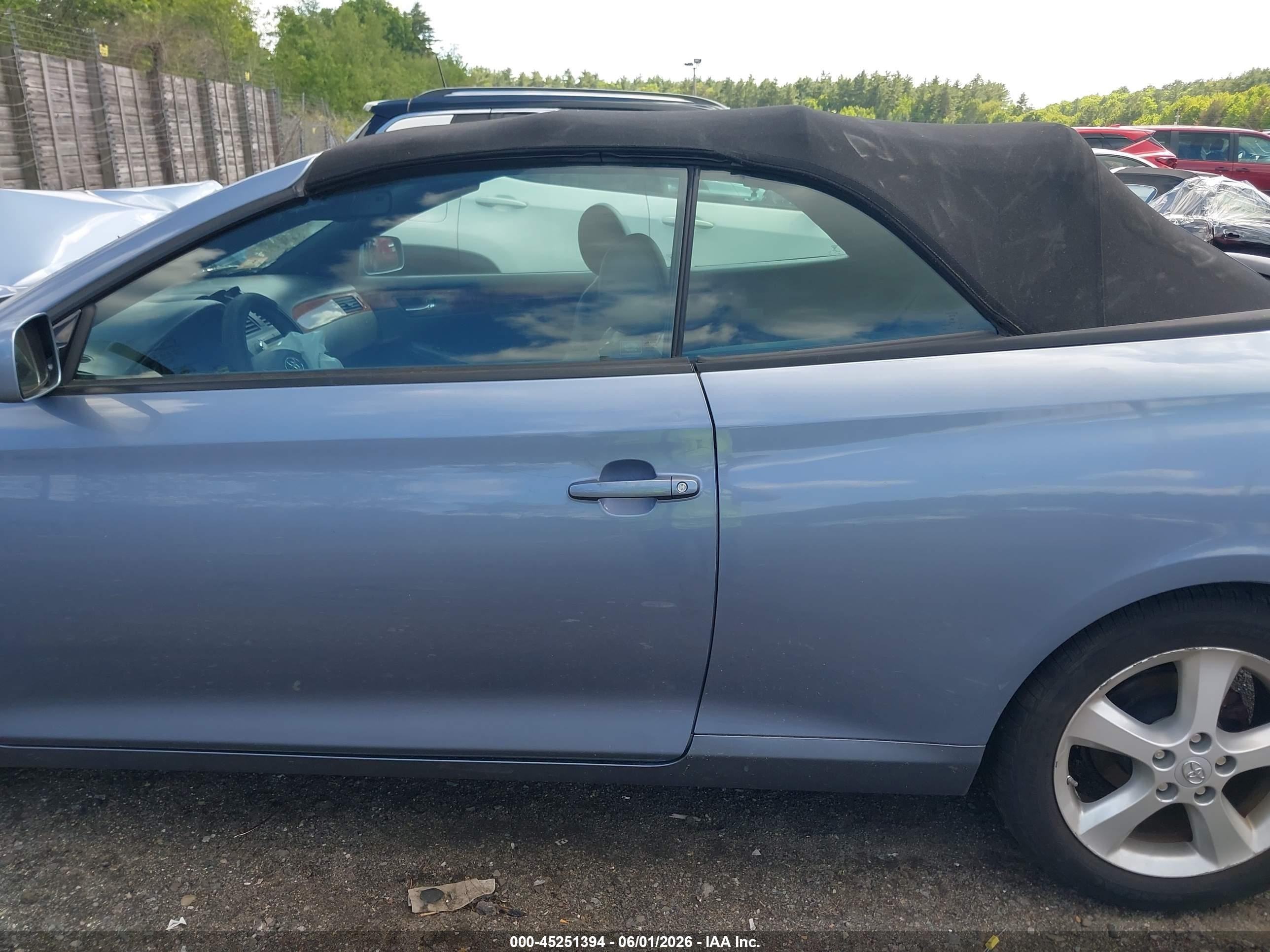 2008 Toyota Camry Solara Sle Light Blue vin: 4T1FA38P28U138729