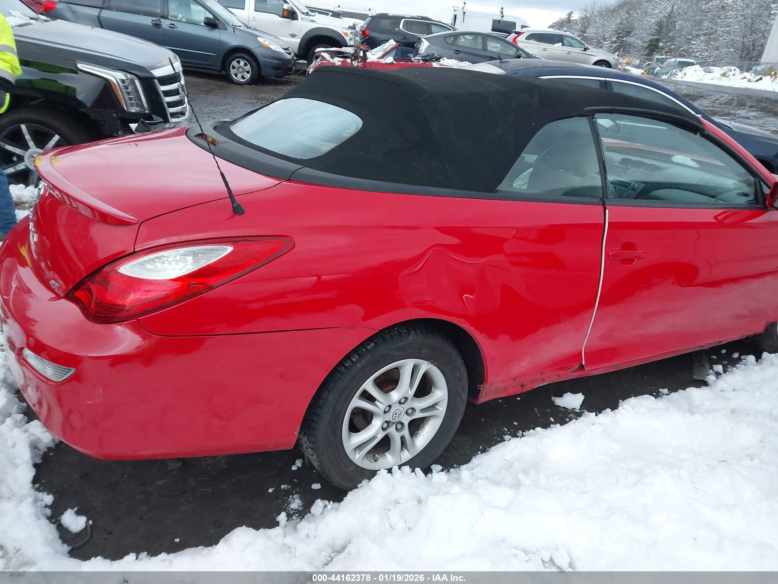 2008 Toyota Camry Solara Se Red vin: 4T1FA38P28U139993