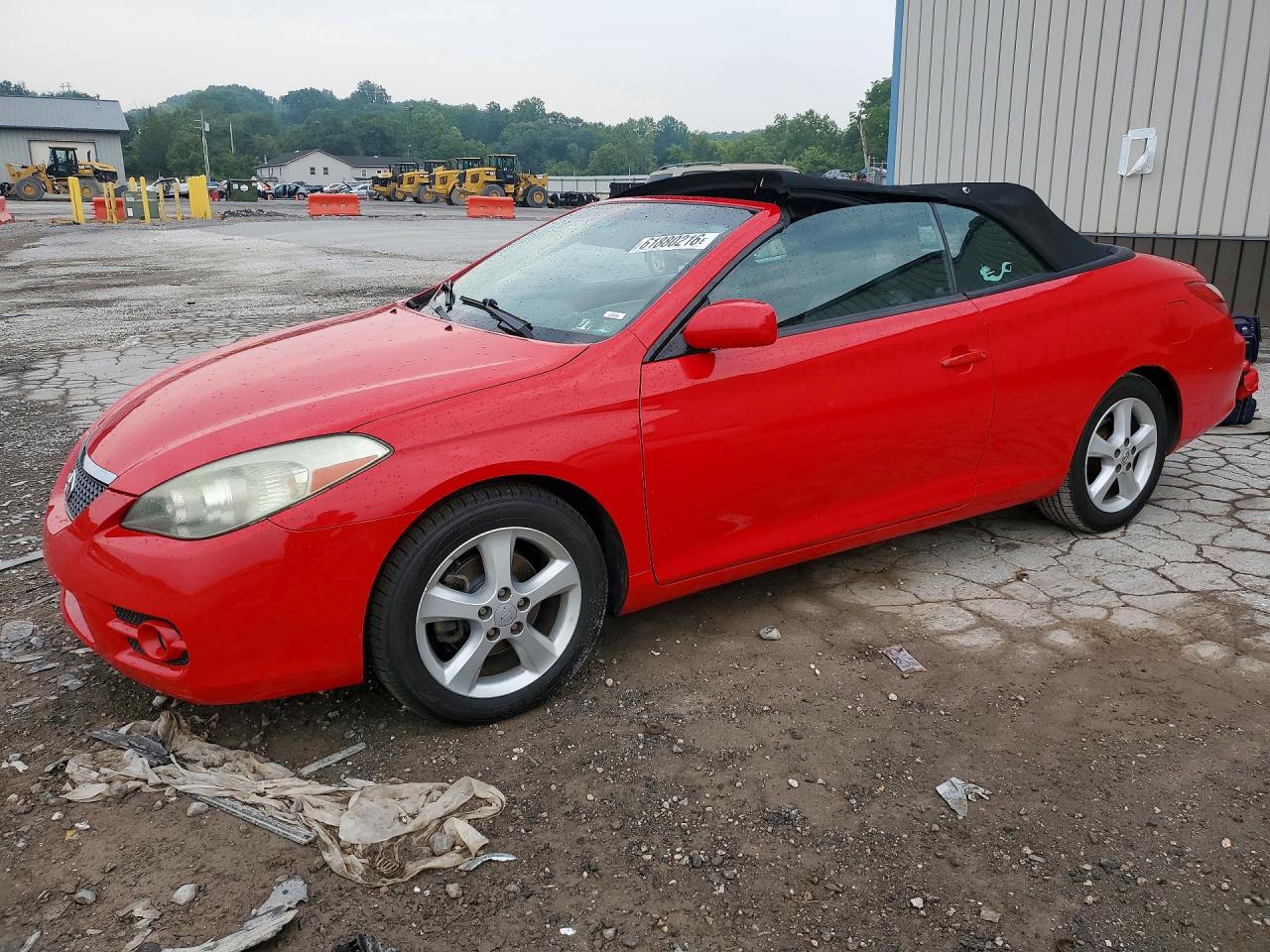 2008 Toyota Camry Solara Sle V6 Red vin: 4T1FA38P28U143347