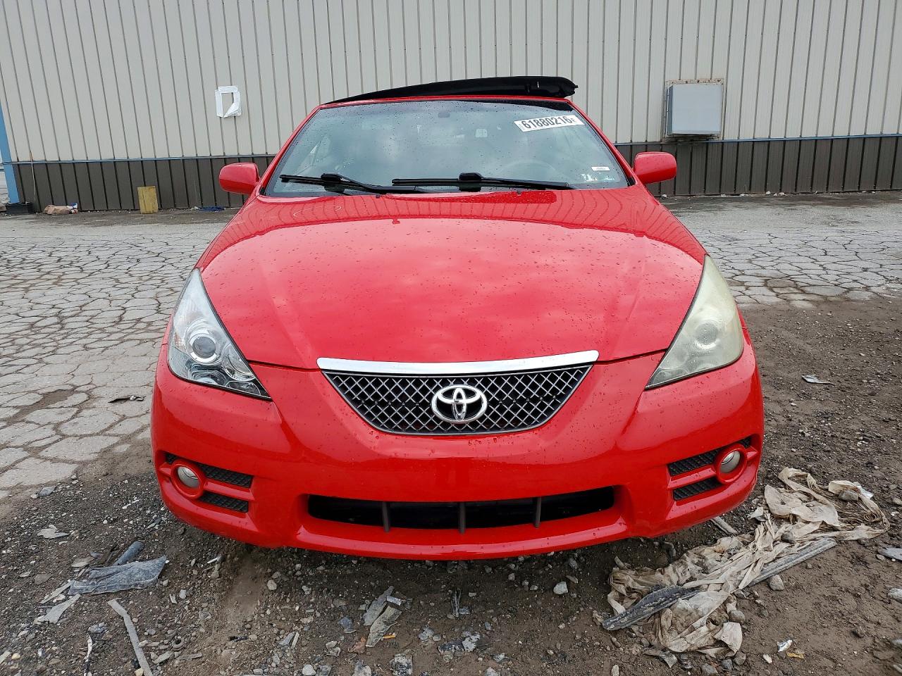 2008 Toyota Camry Solara Sle V6 Red vin: 4T1FA38P28U143347