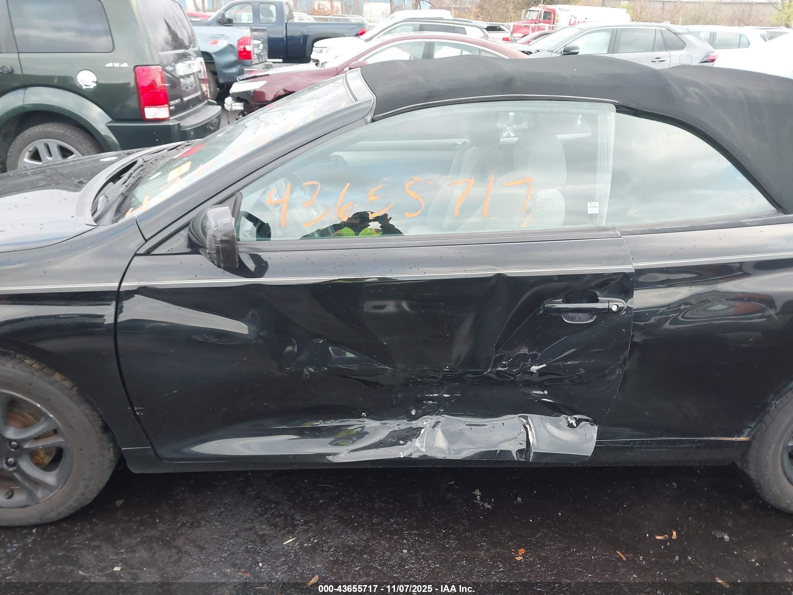 2008 Toyota Camry Solara Se Black vin: 4T1FA38P28U144255