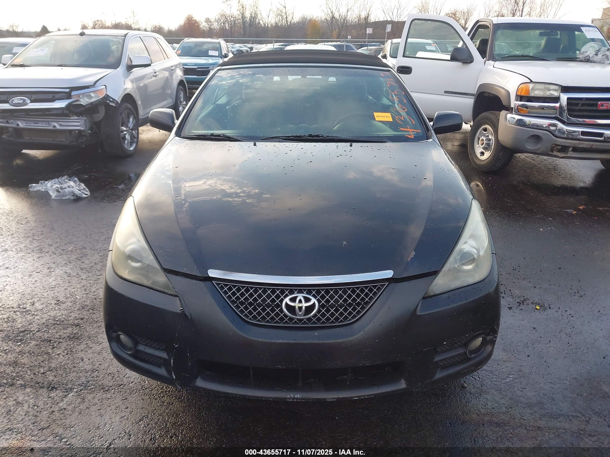 2008 Toyota Camry Solara Se Black vin: 4T1FA38P28U144255