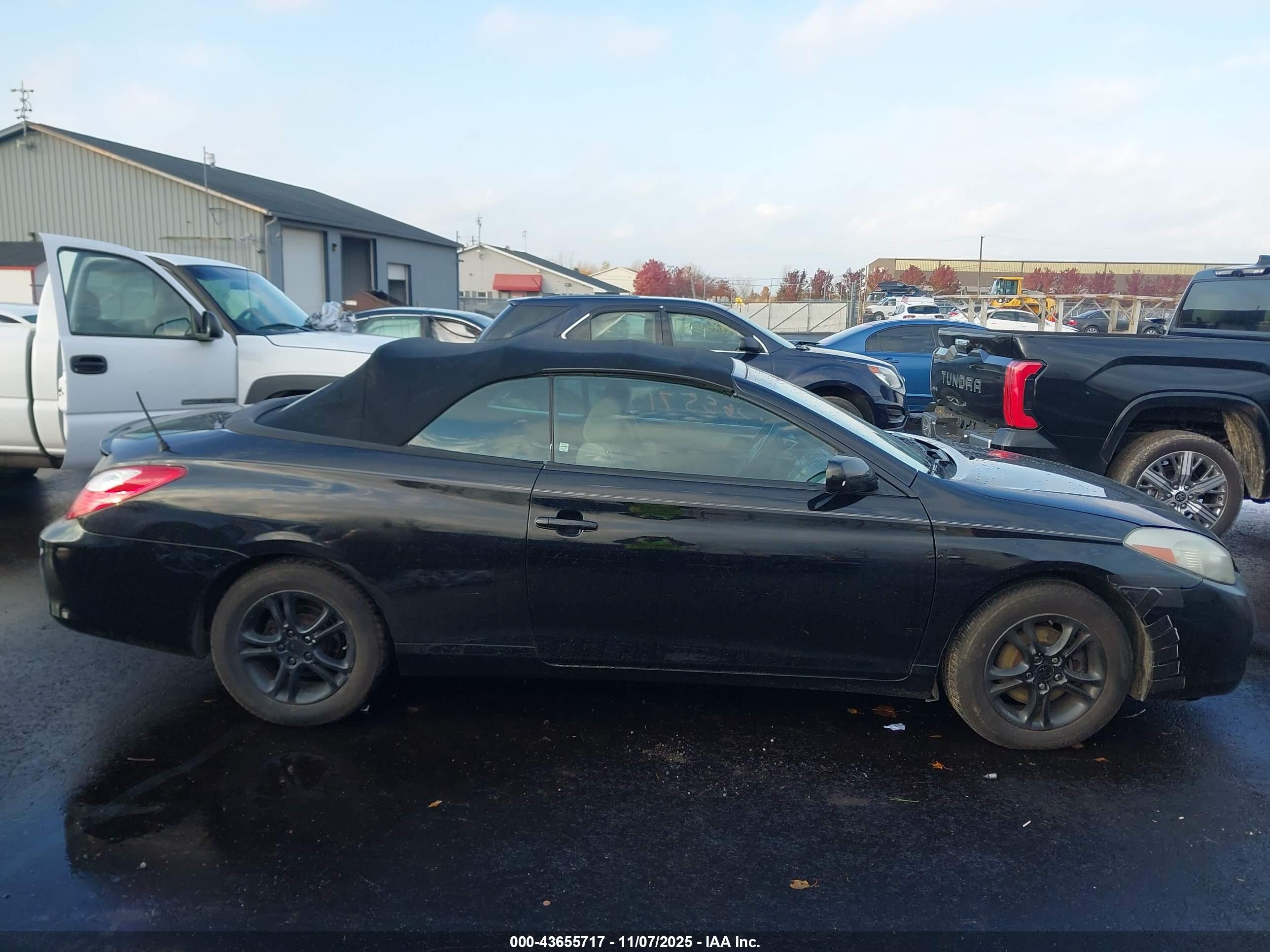 2008 Toyota Camry Solara Se Black vin: 4T1FA38P28U144255