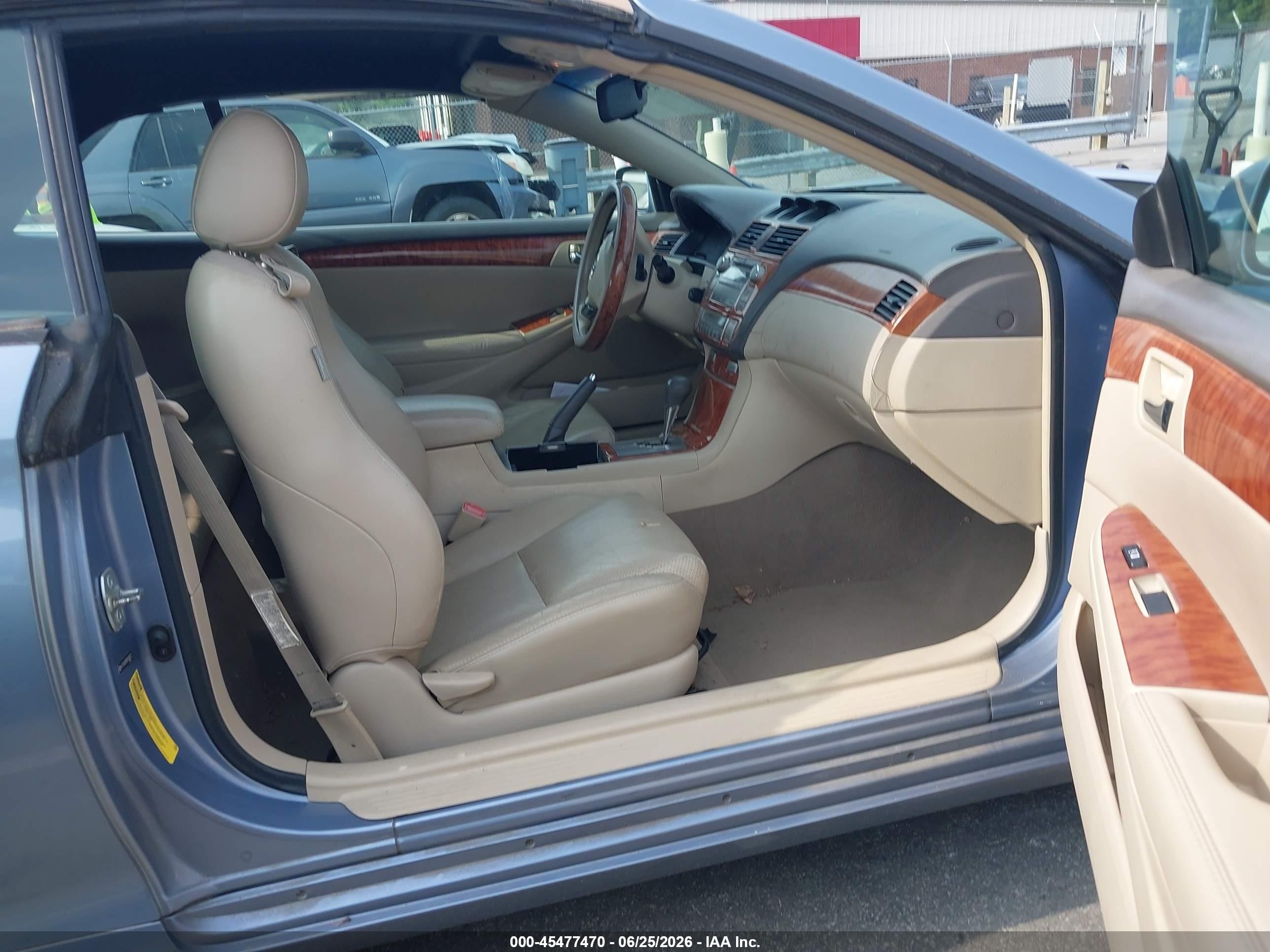 2008 Toyota Camry Solara Sle Light Blue vin: 4T1FA38P28U145633