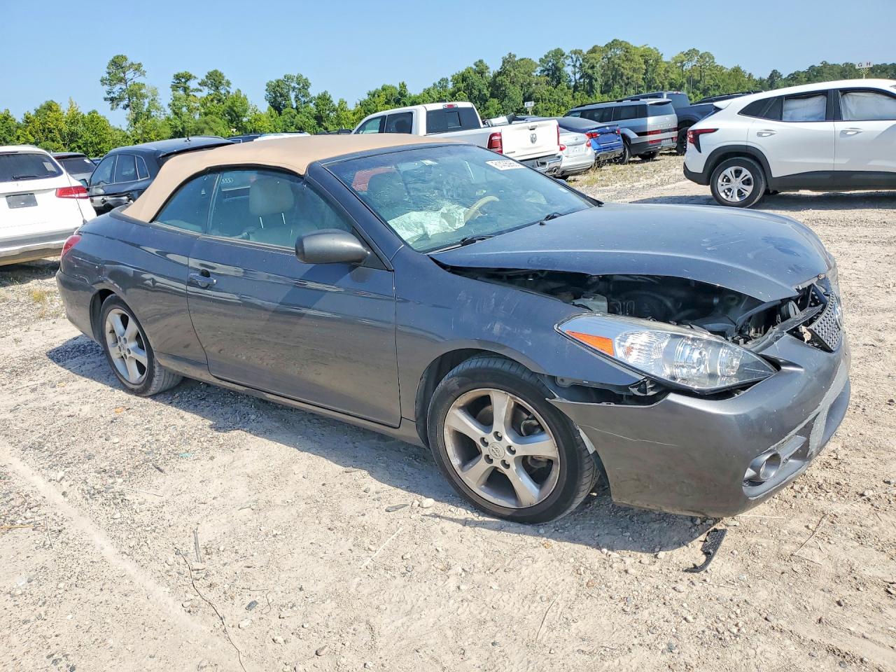 2008 Toyota Camry Solara Sle V6 Gray vin: 4T1FA38P28U145941