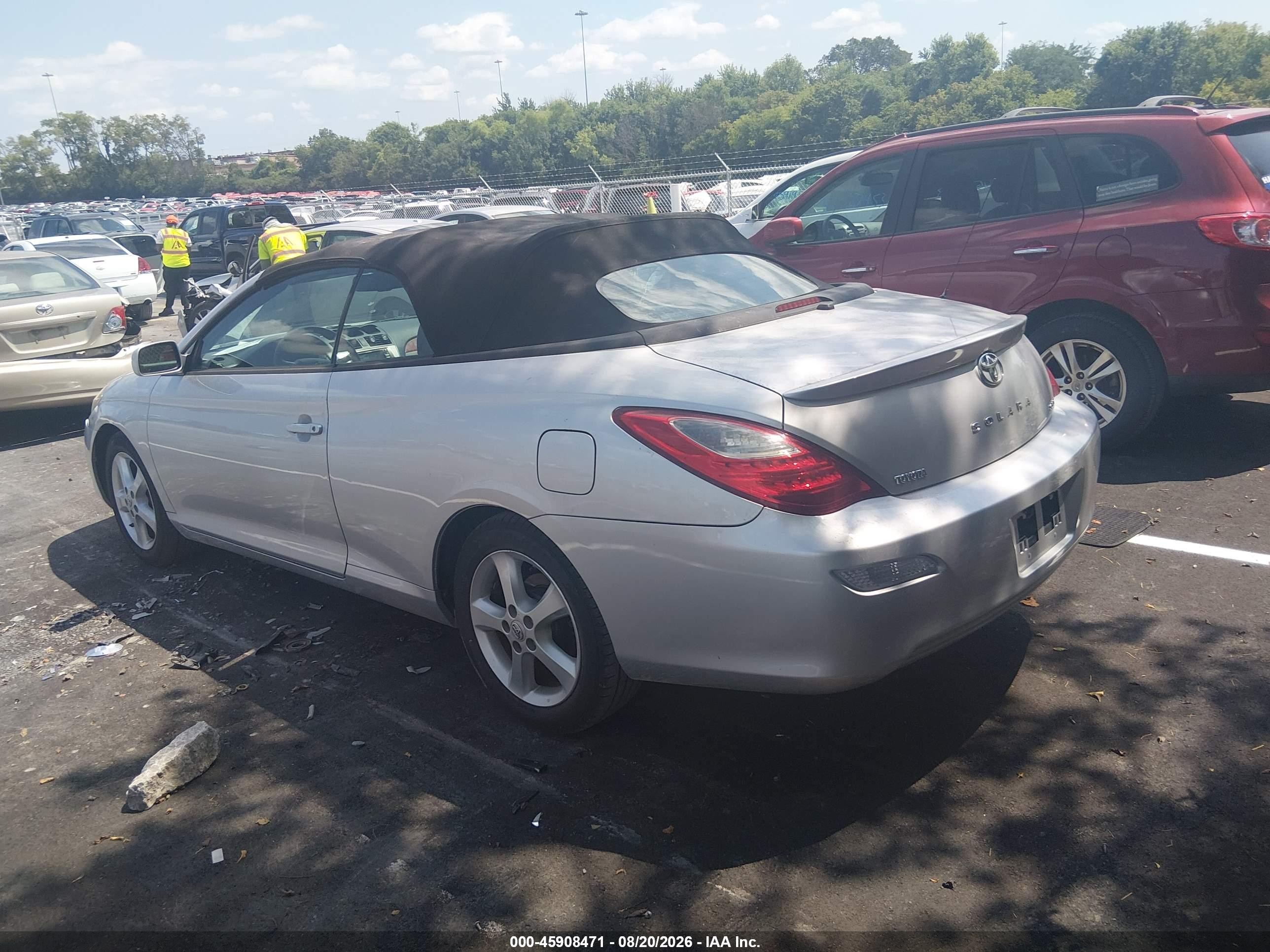 2008 Toyota Camry Solara Sle Silver vin: 4T1FA38P28U151657
