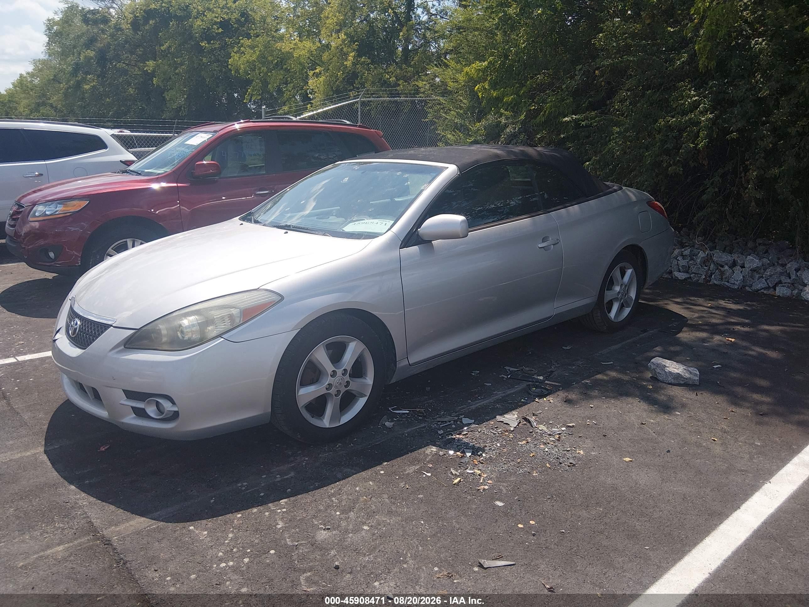 2008 Toyota Camry Solara Sle Silver vin: 4T1FA38P28U151657