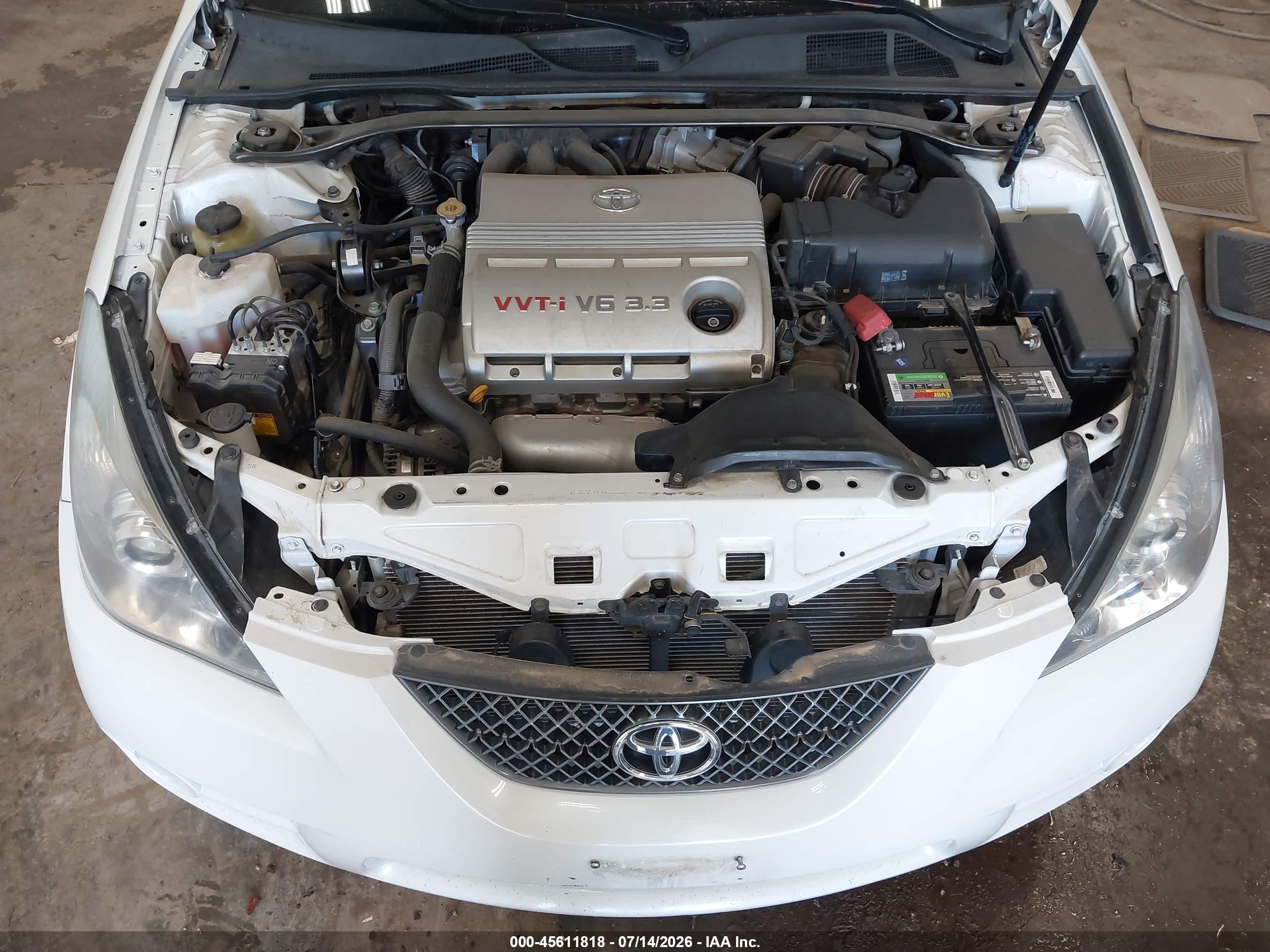 2008 Toyota Camry Solara Sle White vin: 4T1FA38P28U160729