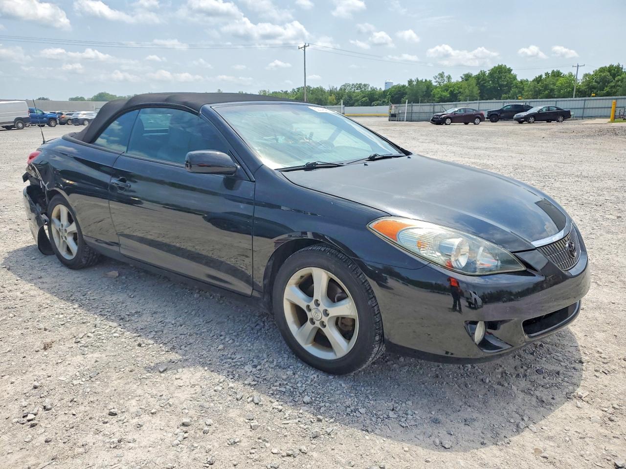 2004 Toyota Camry Solara Sle V6 Black vin: 4T1FA38P34U028038