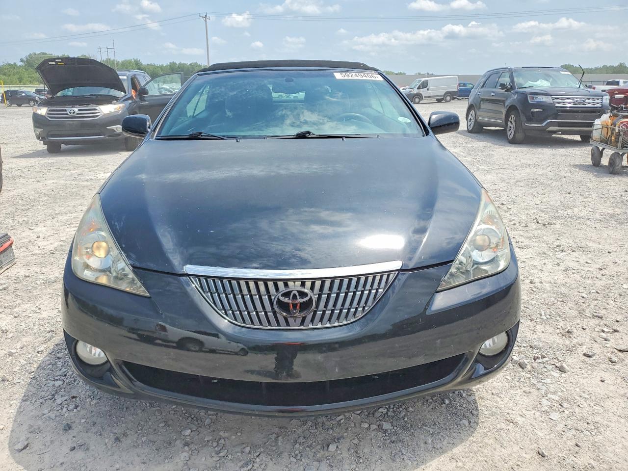 2004 Toyota Camry Solara Sle V6 Black vin: 4T1FA38P34U028038
