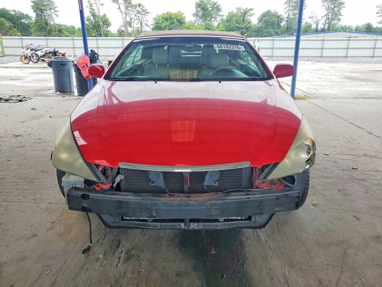 2005 Toyota Camry Solara Sle V6 Red vin: 4T1FA38P35U047156