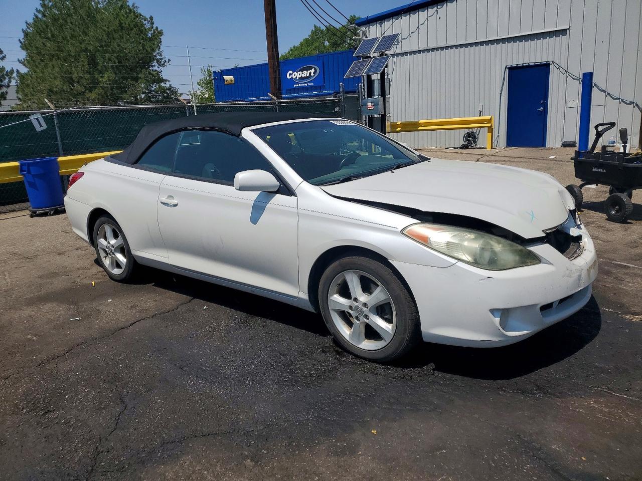 2005 Toyota Camry Solara Se V6 White vin: 4T1FA38P35U060540