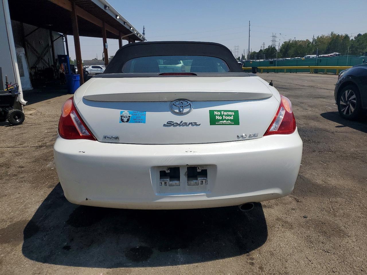2005 Toyota Camry Solara Se V6 White vin: 4T1FA38P35U060540