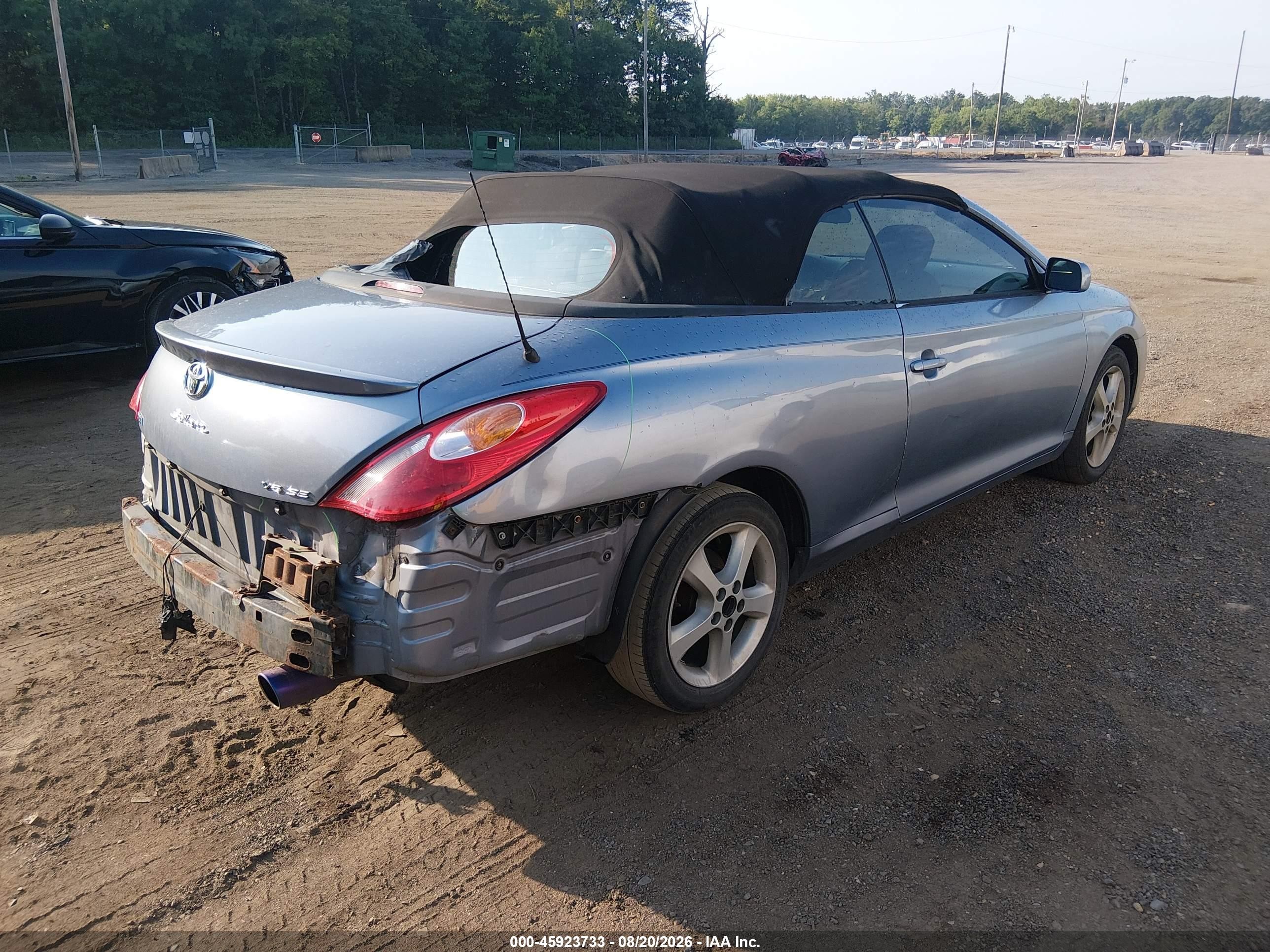 2005 Toyota Camry Solara Se Light Blue vin: 4T1FA38P35U061316