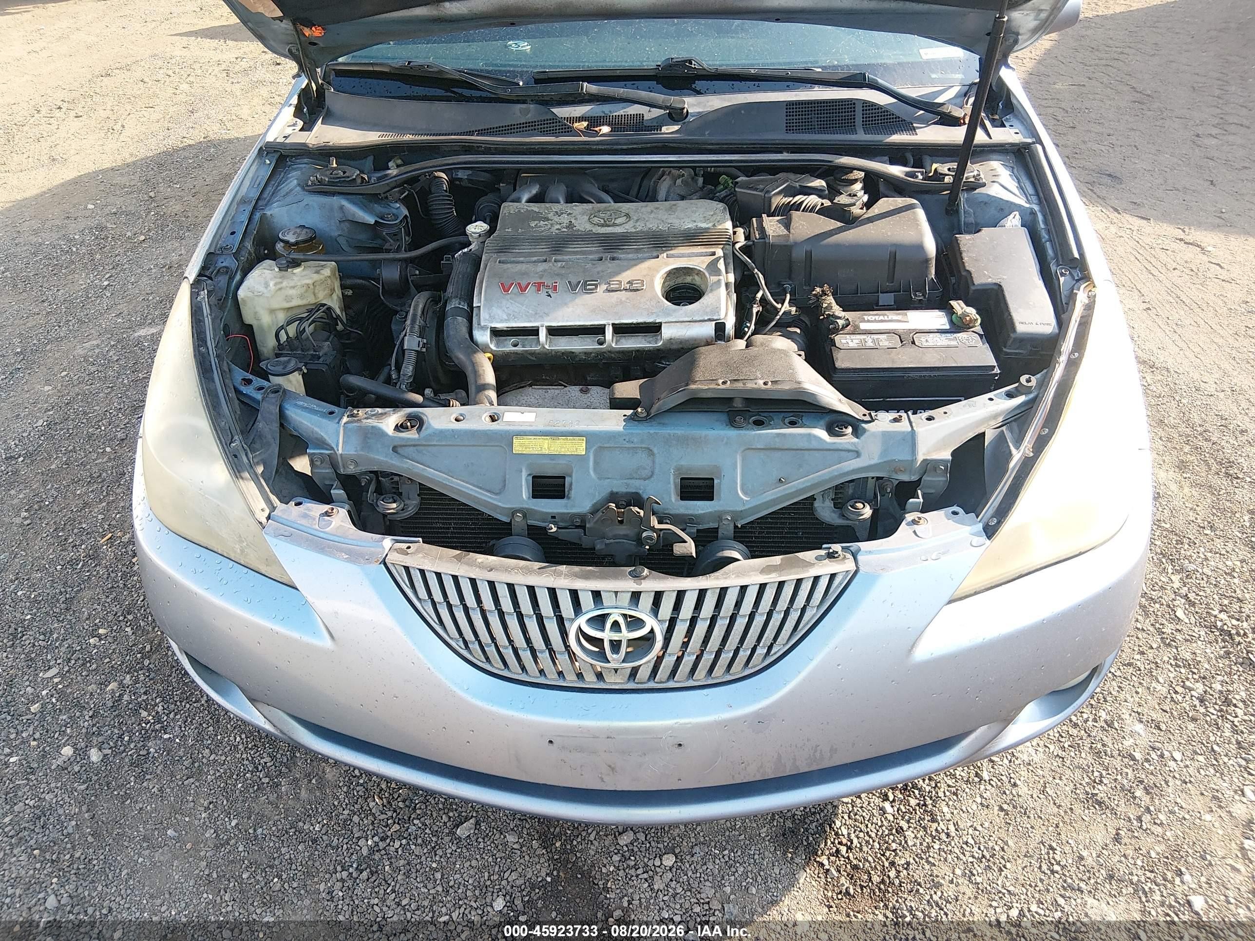 2005 Toyota Camry Solara Se Light Blue vin: 4T1FA38P35U061316