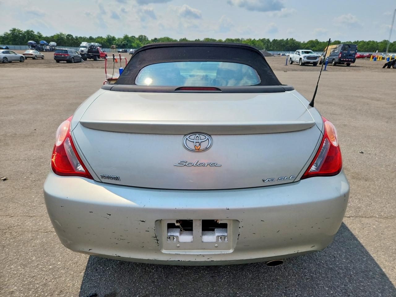 2006 Toyota Camry Solara Sle V6 Gray vin: 4T1FA38P36U085911