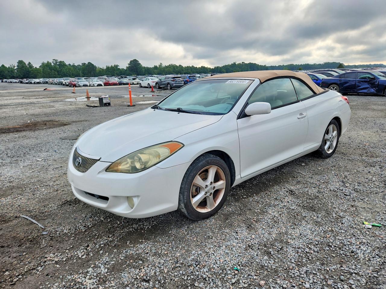 2006 Toyota Camry Solara Sle V6 White vin: 4T1FA38P36U104022