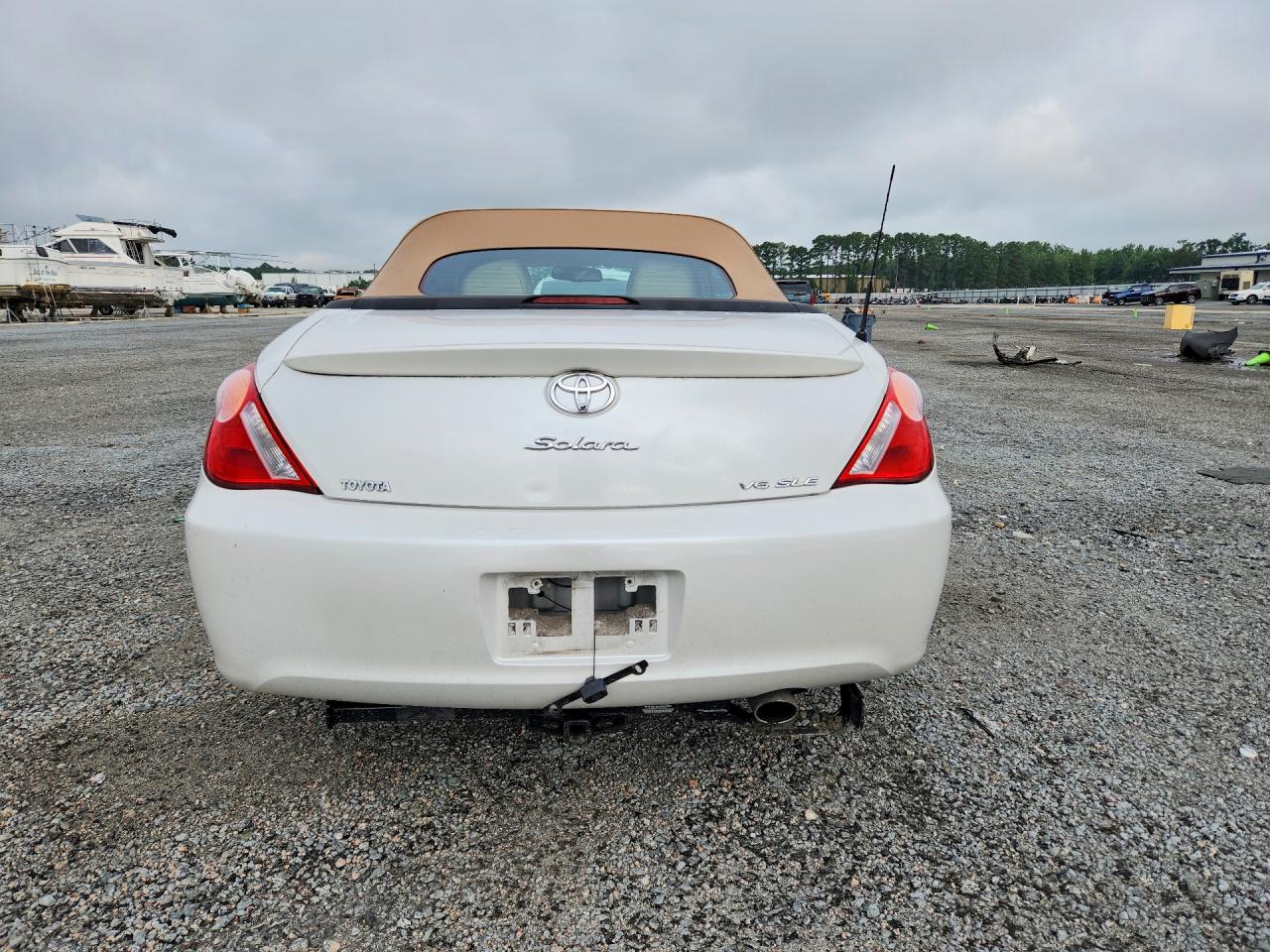 2006 Toyota Camry Solara Sle V6 White vin: 4T1FA38P36U104022