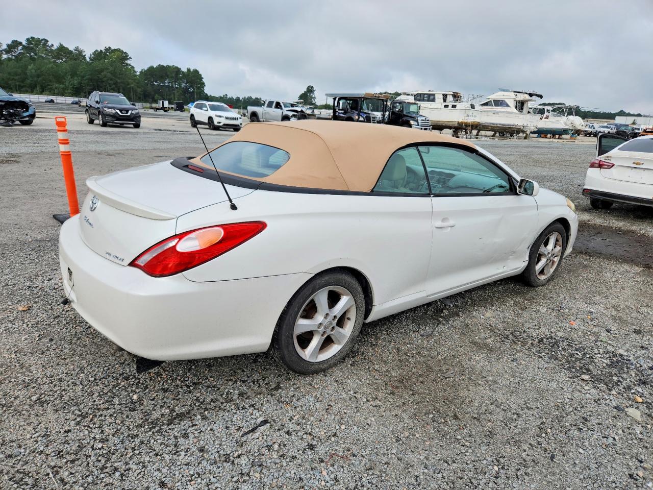 2006 Toyota Camry Solara Sle V6 White vin: 4T1FA38P36U104022