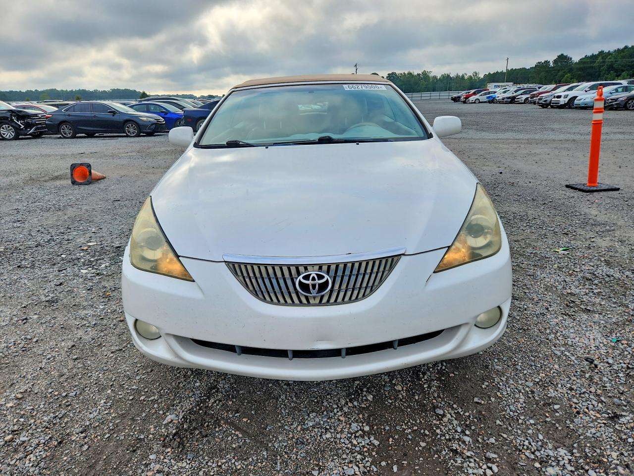 2006 Toyota Camry Solara Sle V6 White vin: 4T1FA38P36U104022
