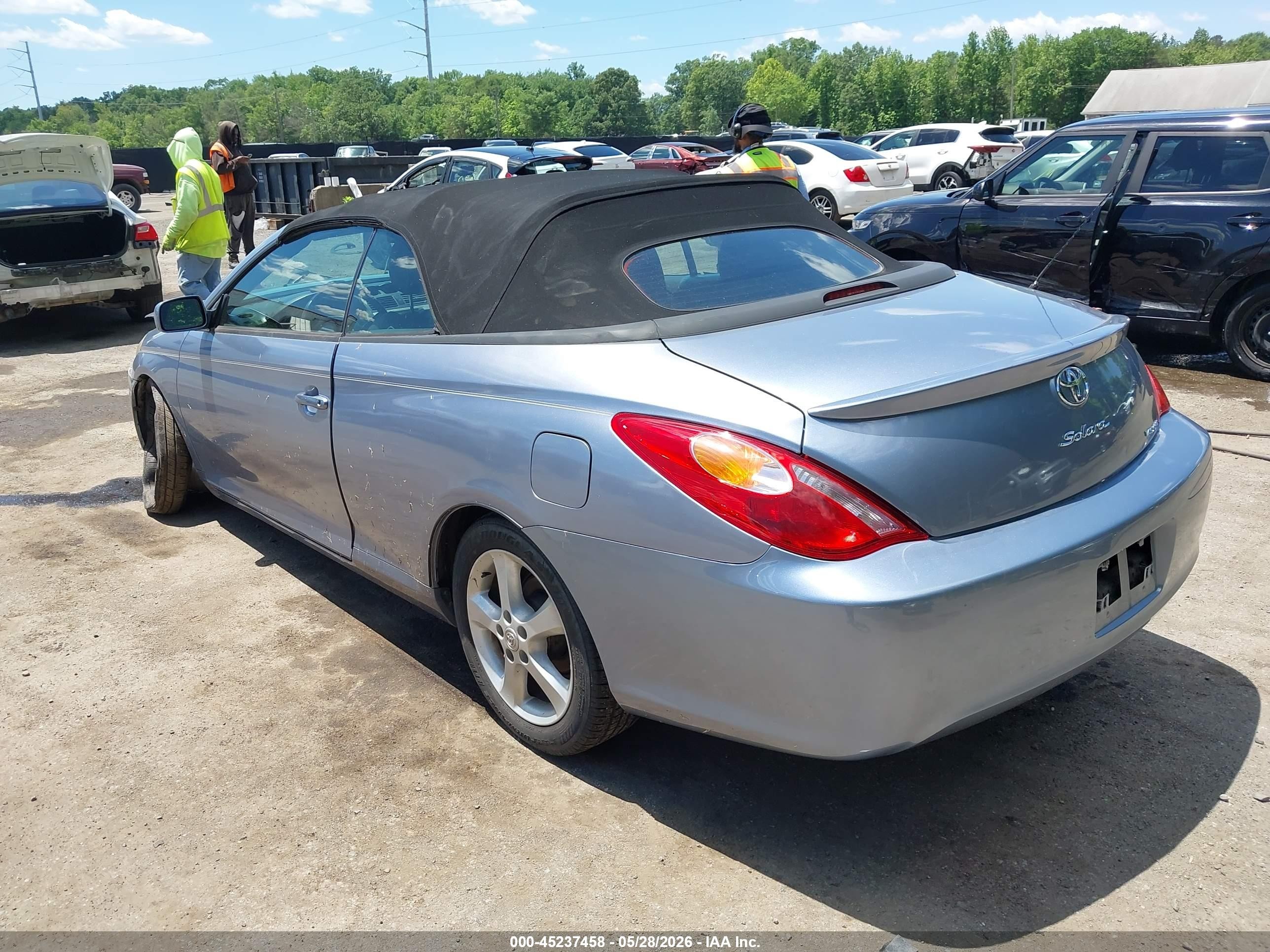 2006 Toyota Camry Solara Se Blue vin: 4T1FA38P36U105445