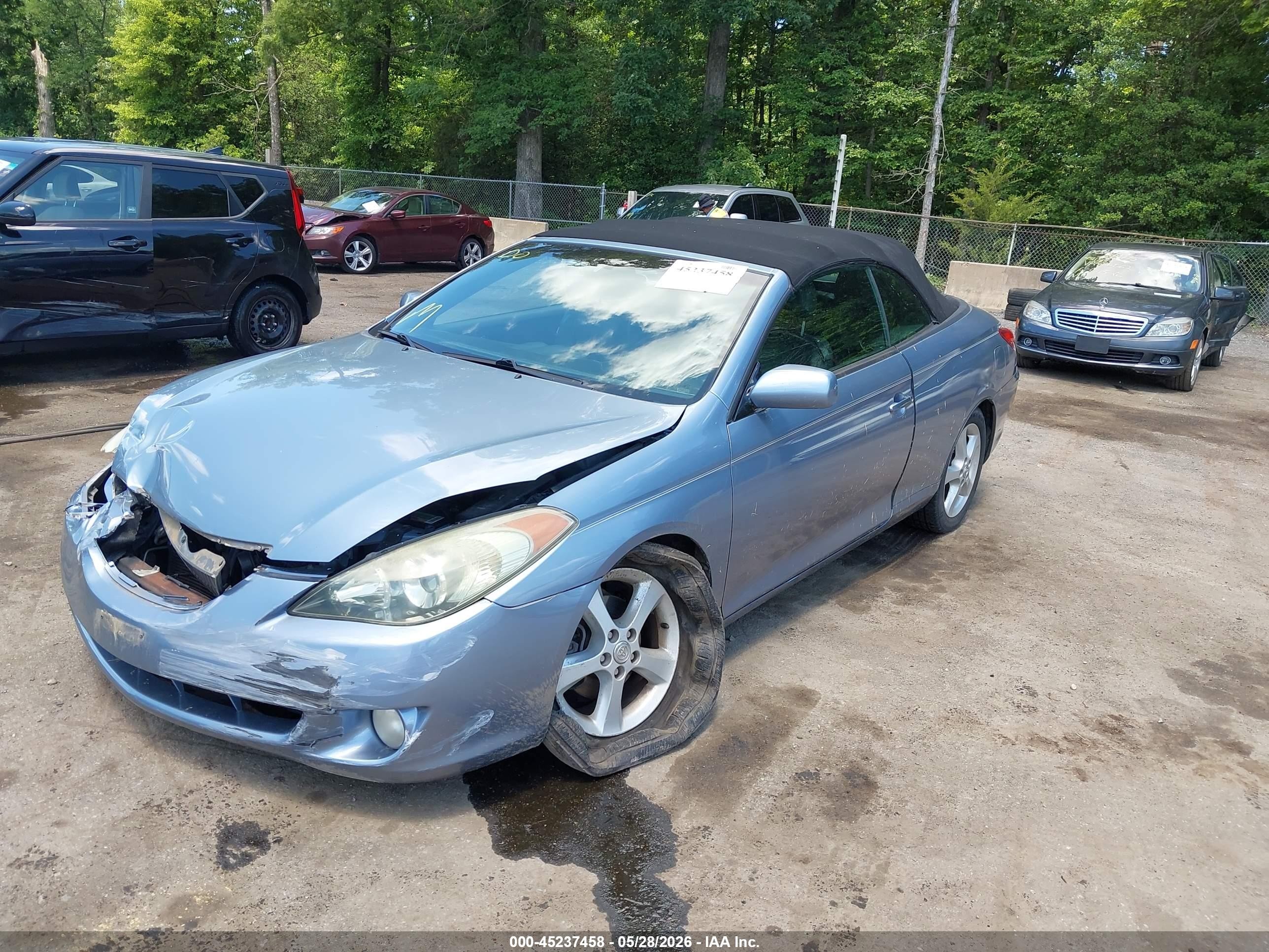 2006 Toyota Camry Solara Se Blue vin: 4T1FA38P36U105445